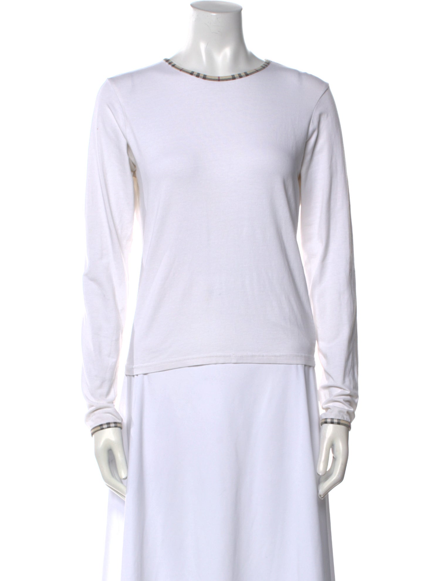 Burberry London Crew Neck Long Sleeve Sweatshirt