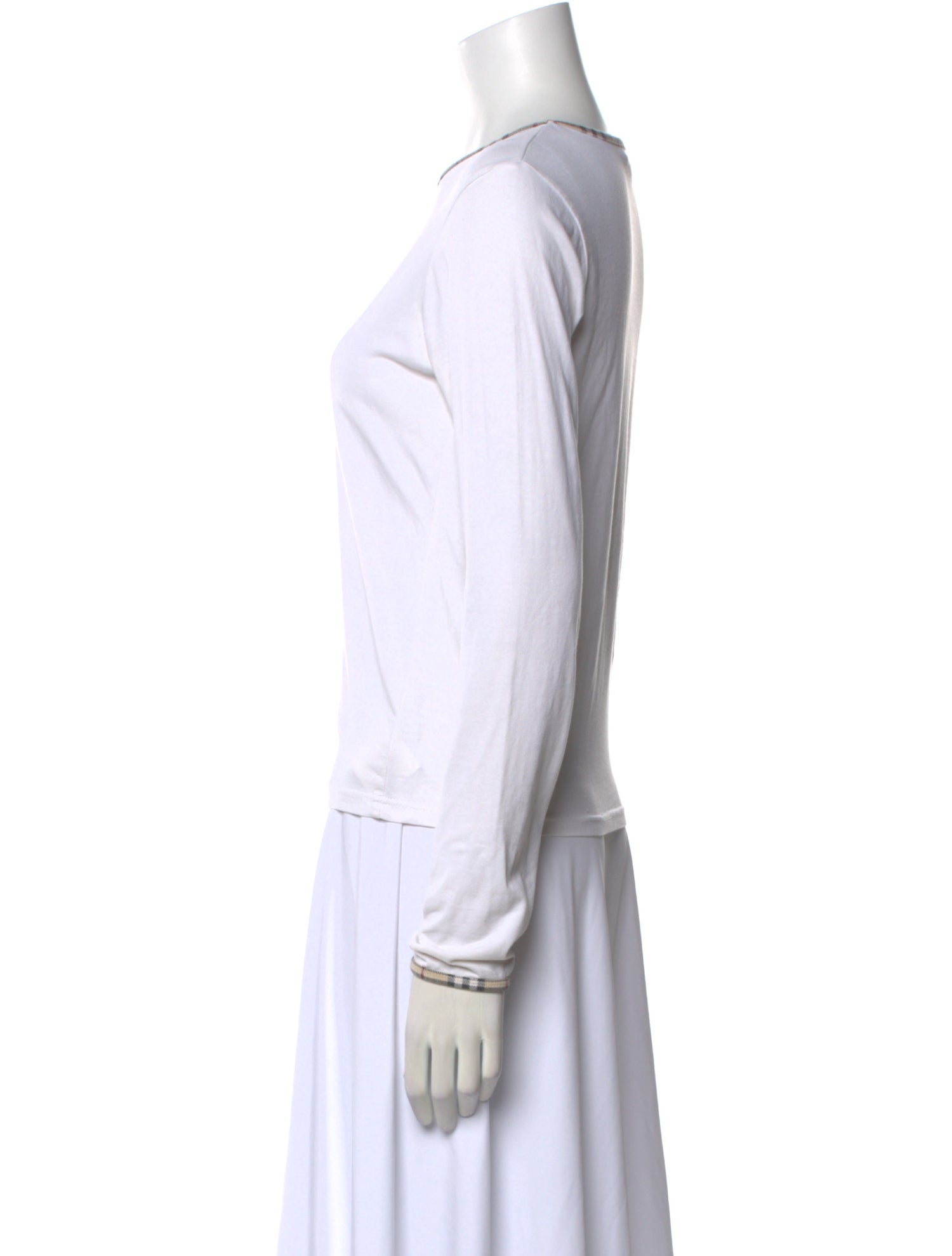 Burberry London Crew Neck Long Sleeve Sweatshirt