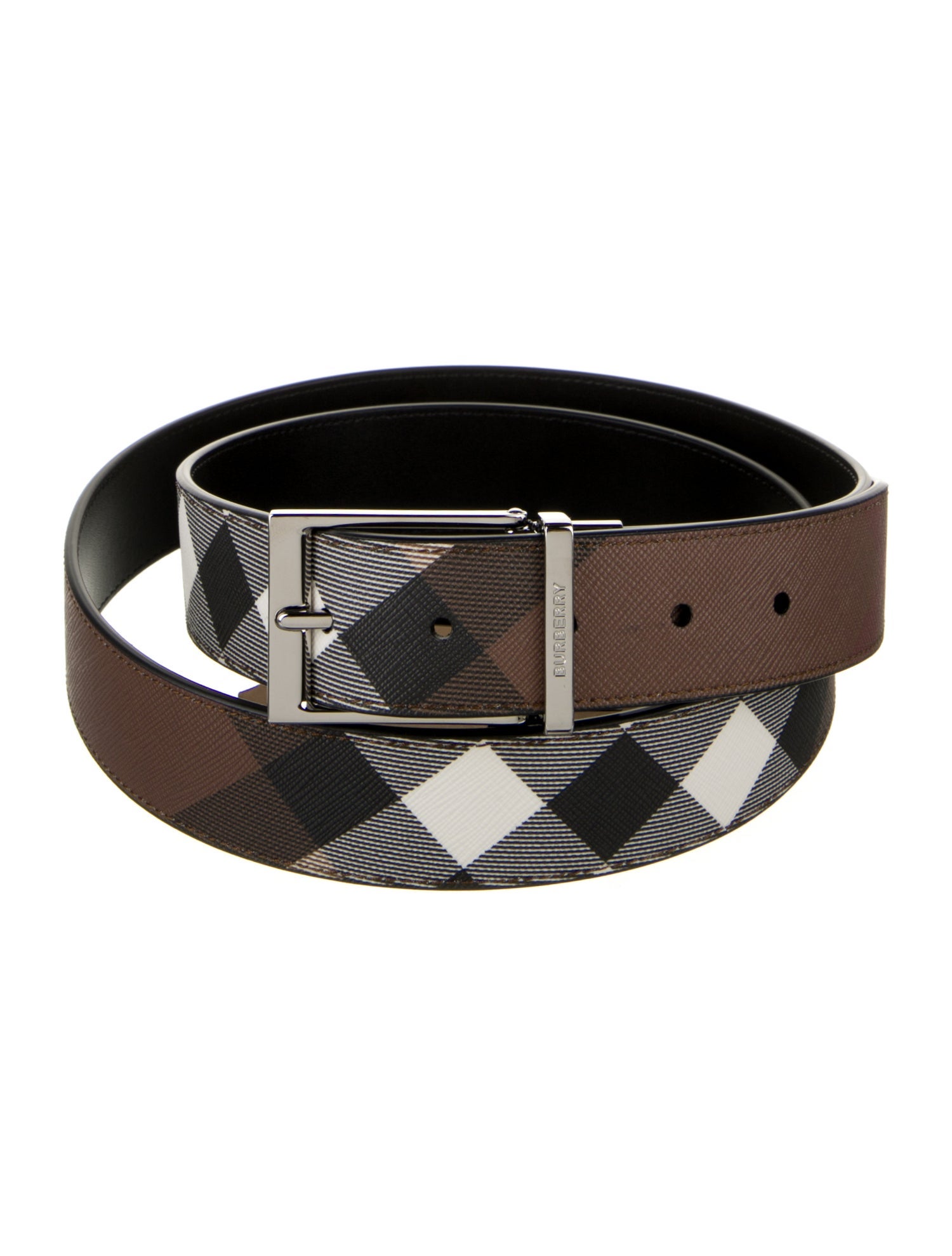 Burberry Saffiano Leather Belt