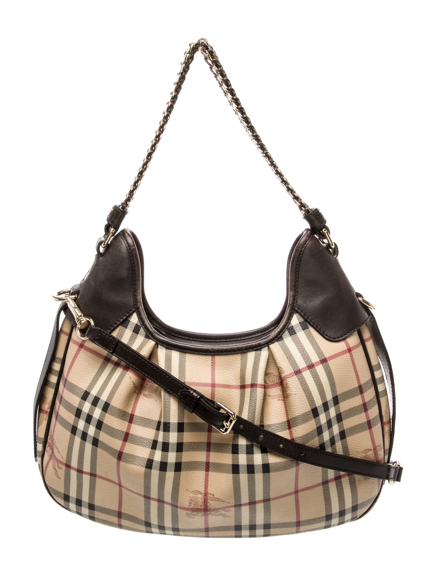 Burberry Haymarket Check Shoulder Bag