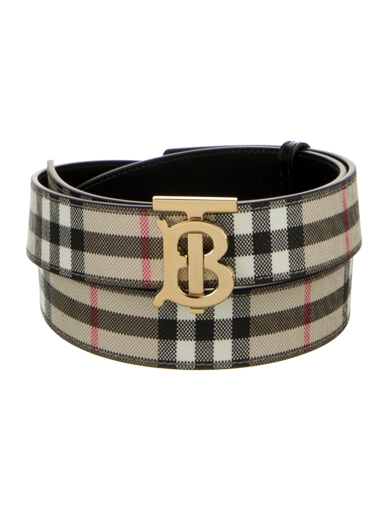 Burberry Saffiano Leather Belt