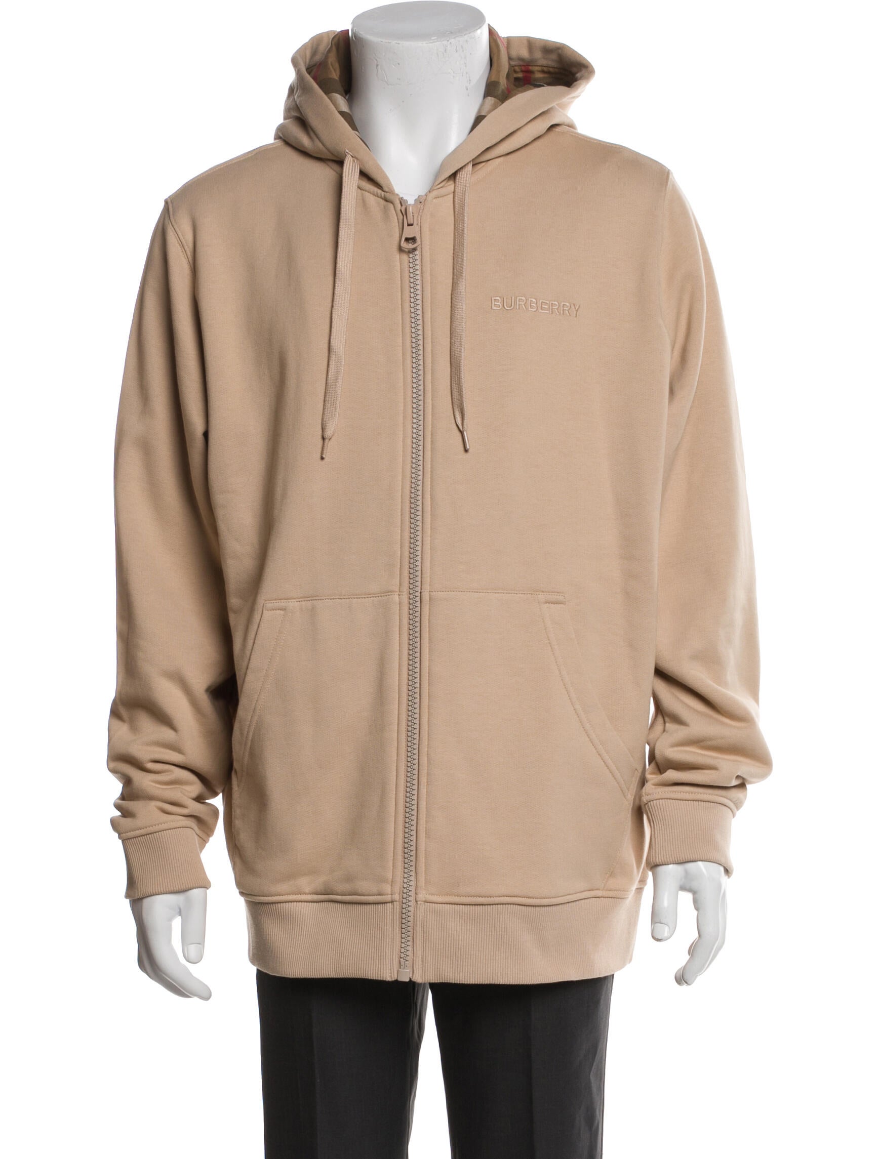 Burberry TB Monogram V-Neck Hoodie w/ Tags