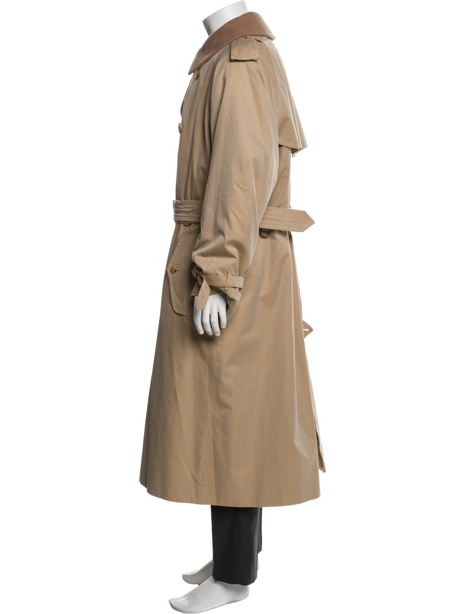 Burberry Nova Check Pattern Trench Coat