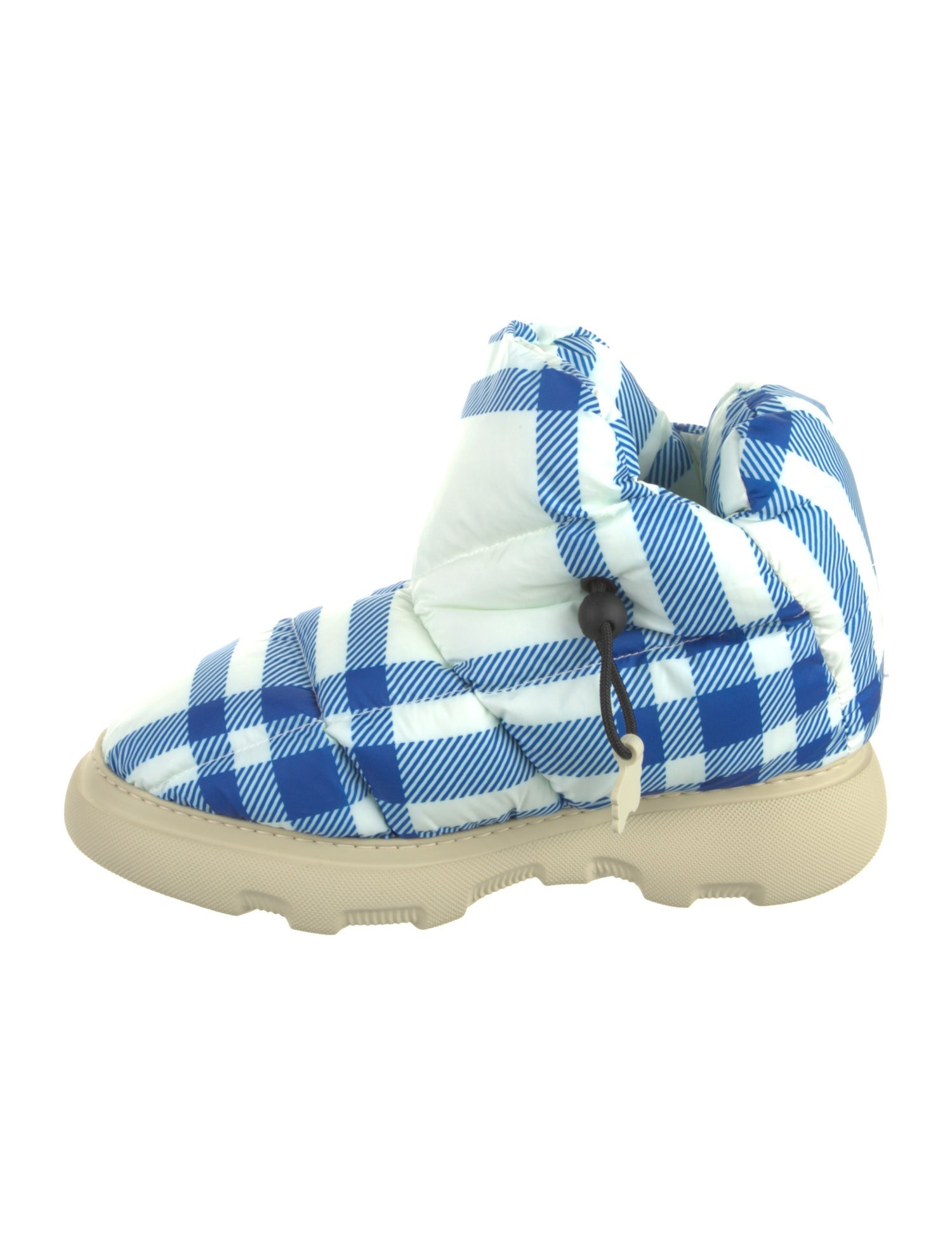 Burberry Nylon Printed Rain Boots