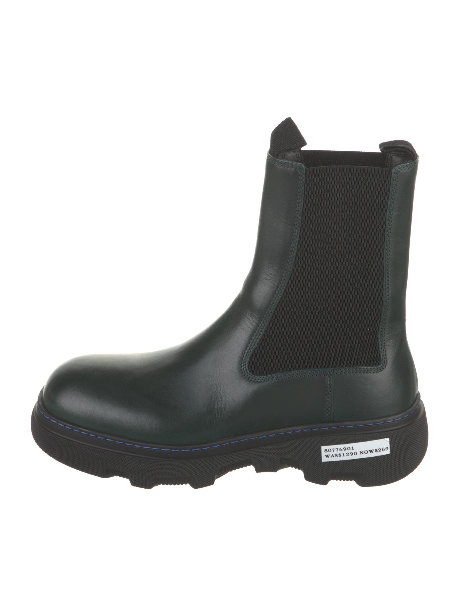 Burberry Leather Rain Boots
