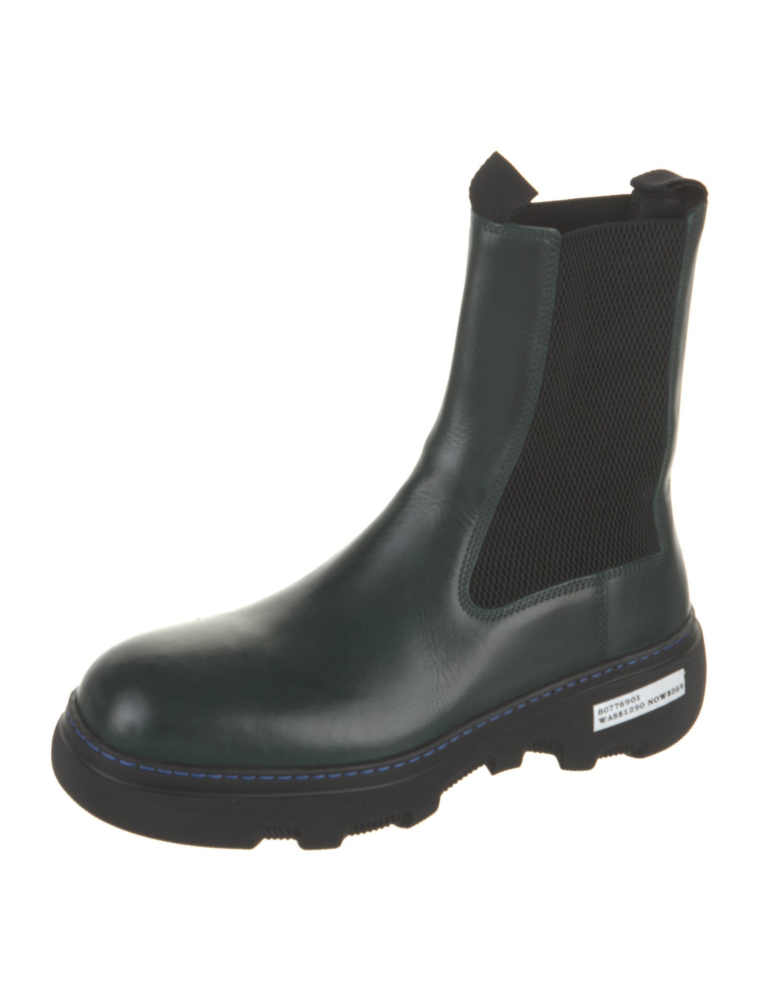 Burberry Leather Rain Boots