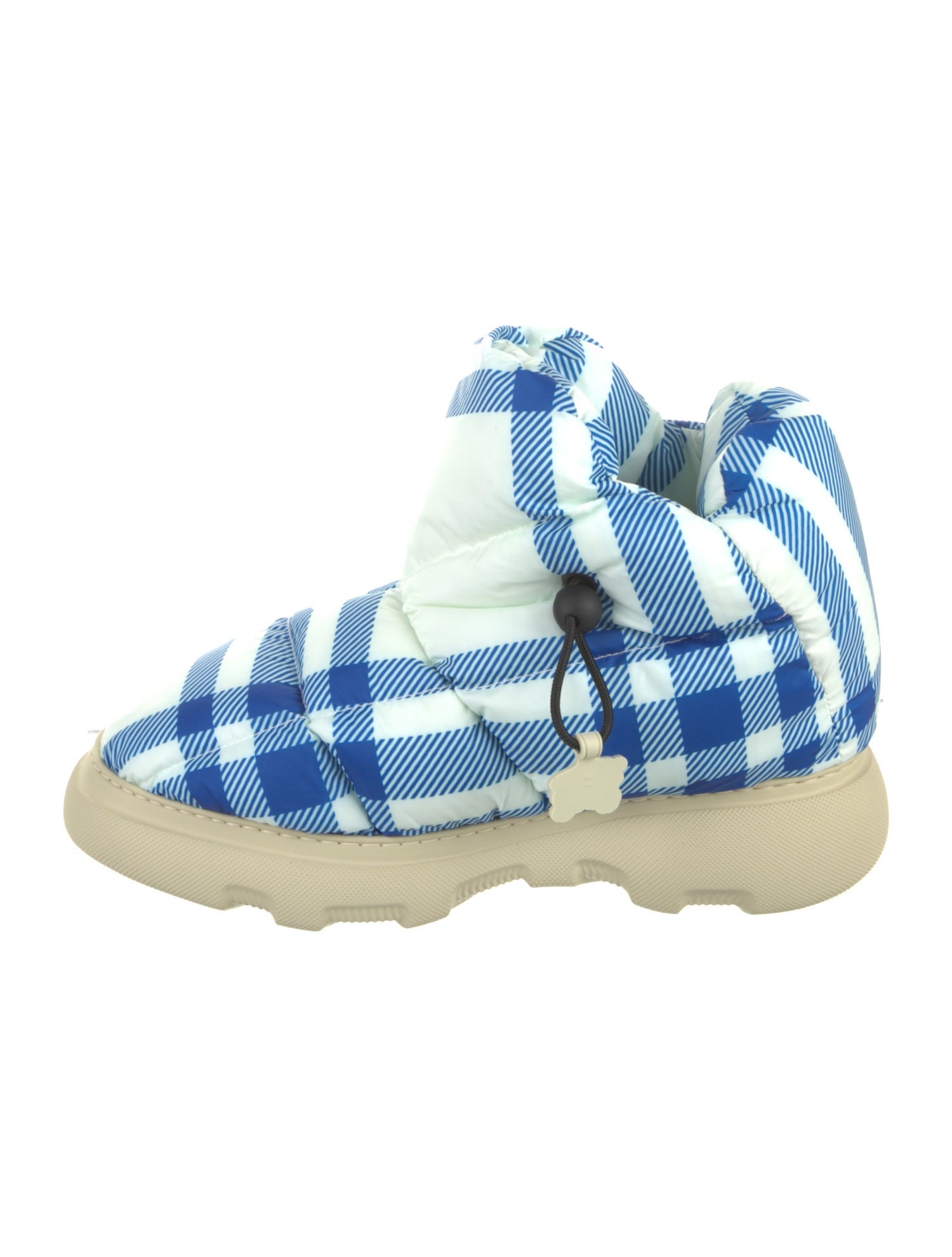 Burberry Nylon Printed Rain Boots