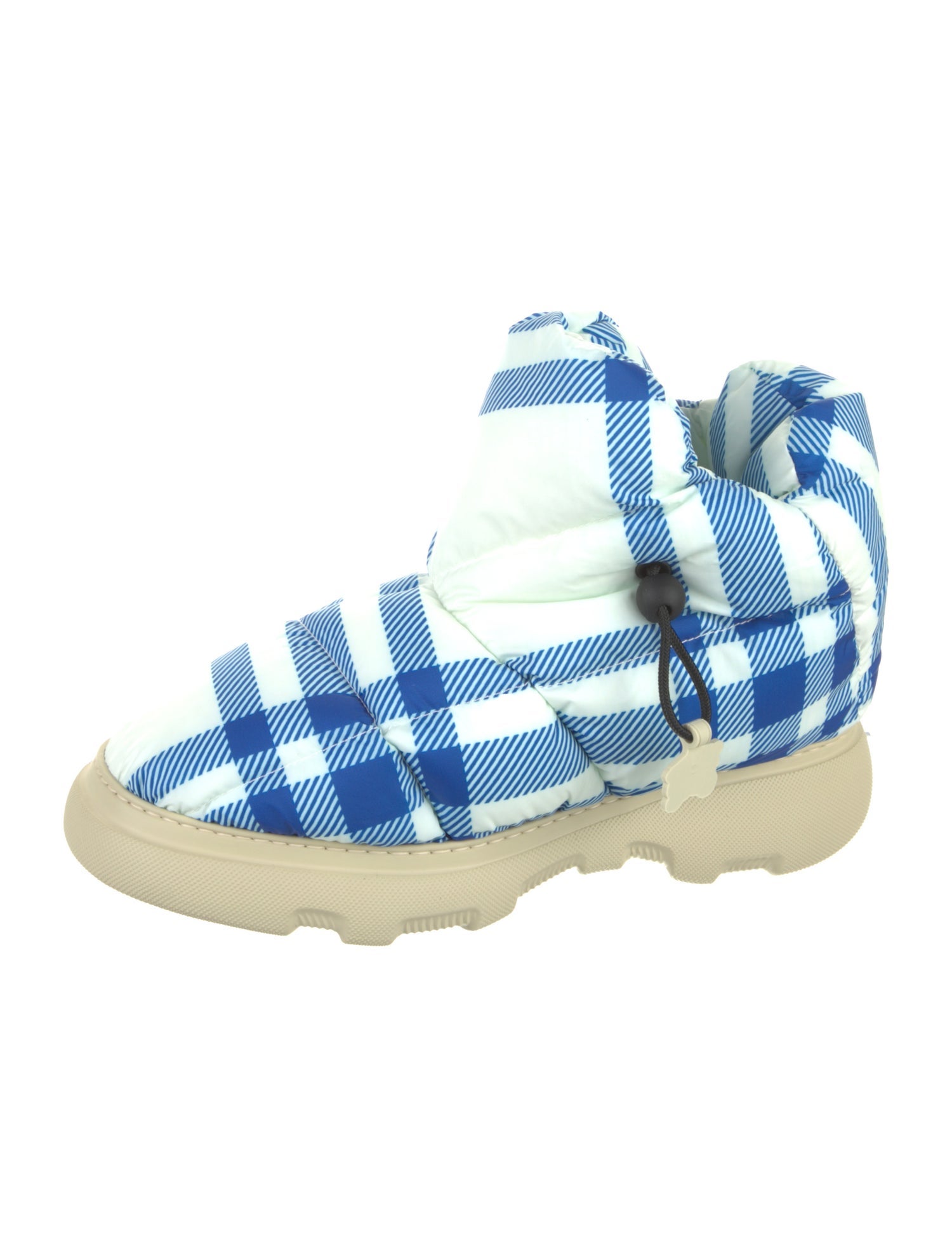 Burberry Nylon Printed Rain Boots