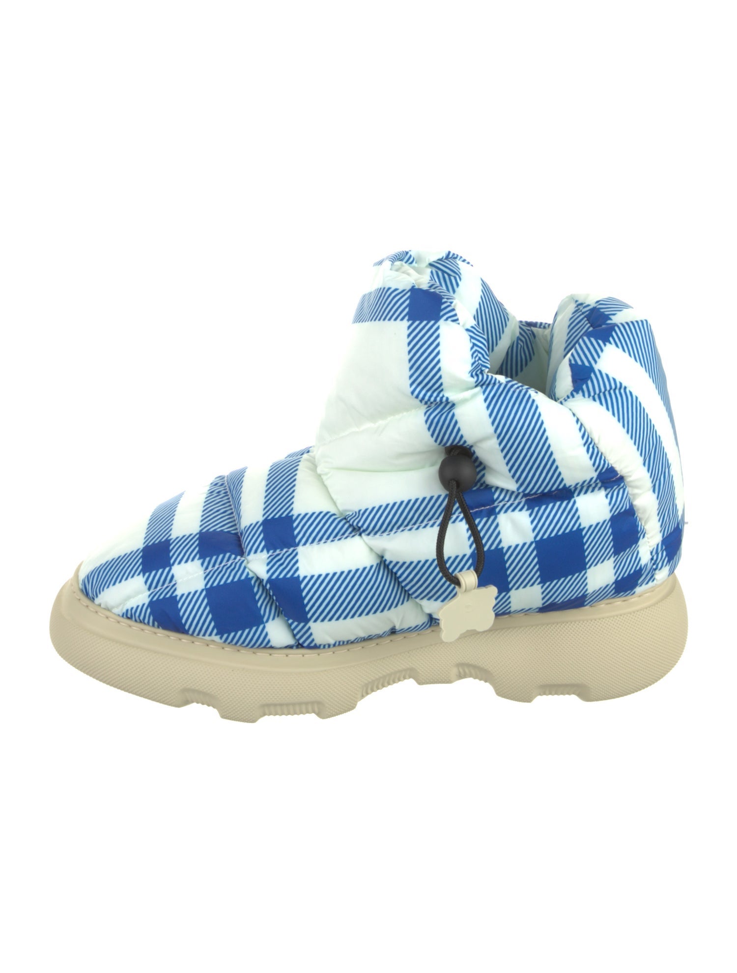 Burberry Nylon Printed Rain Boots