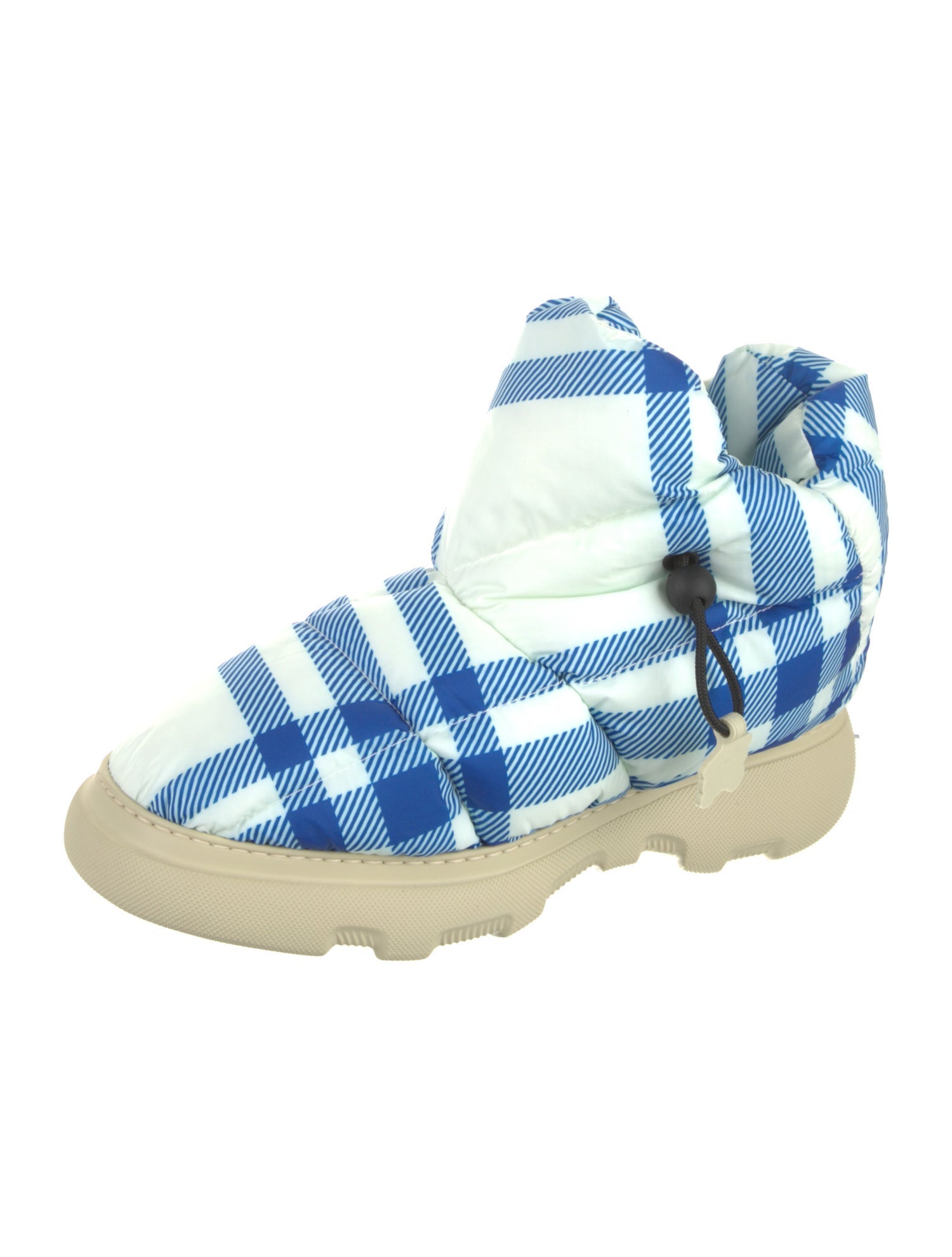 Burberry Nylon Printed Rain Boots