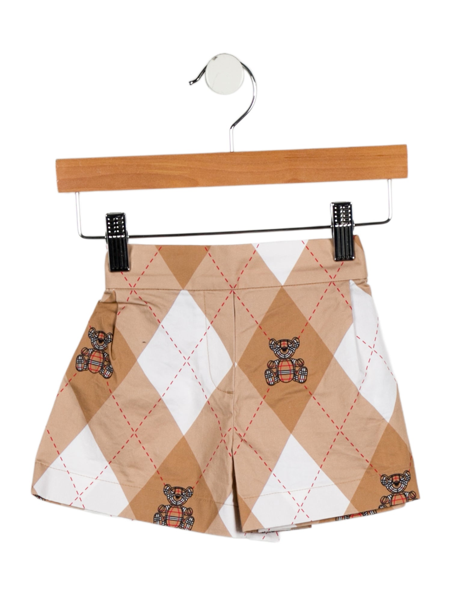 Burberry Toddler Boys' Thomas Bear Argyle Shorts