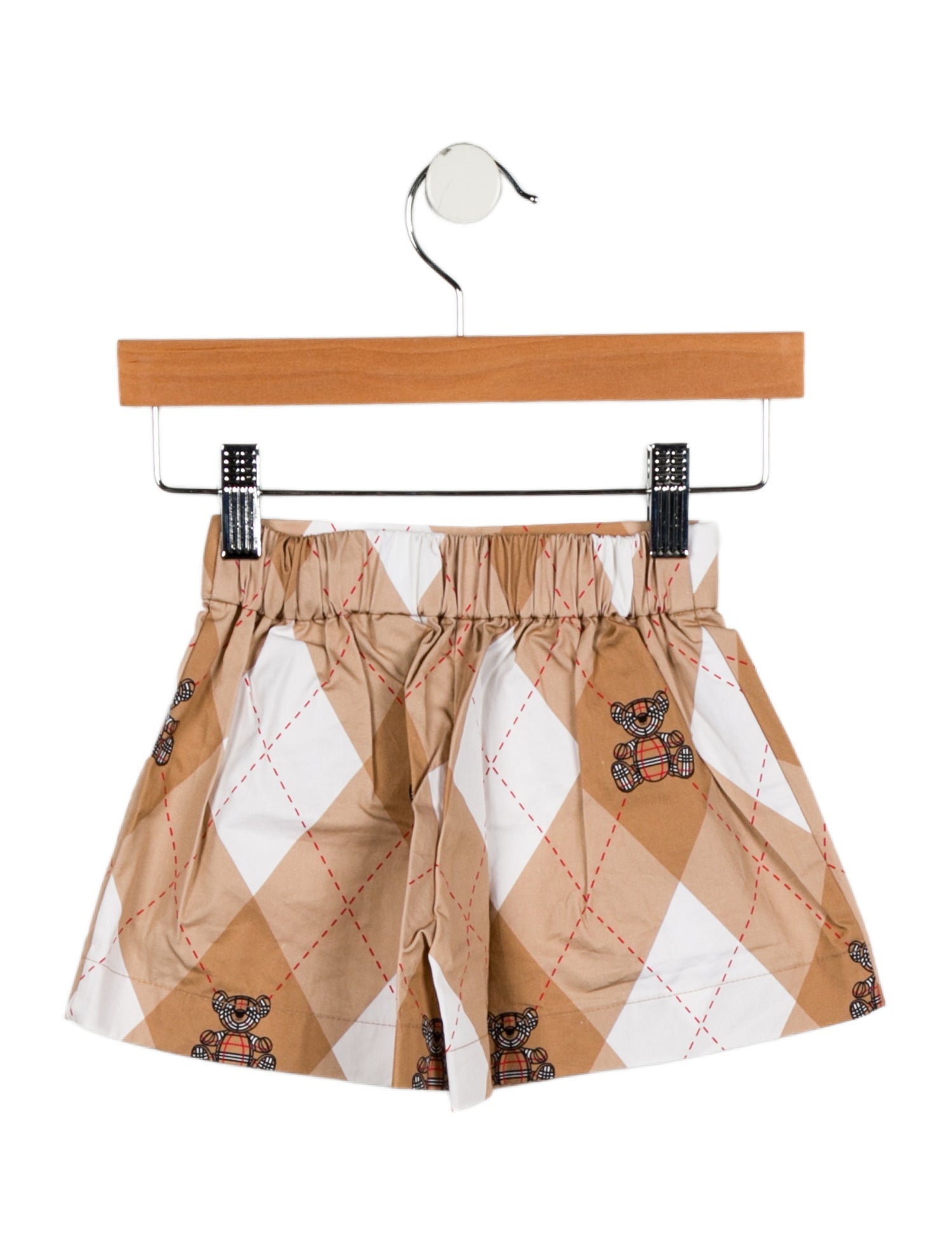 Burberry Toddler Boys' Thomas Bear Argyle Shorts