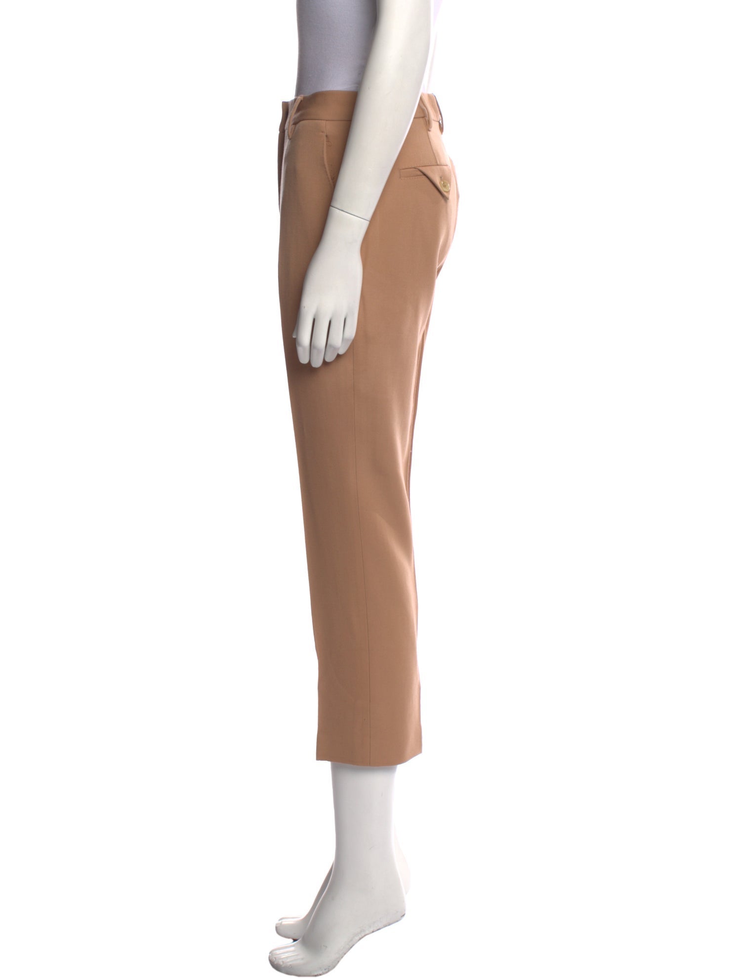 Burberry Virgin Wool Straight Leg Pants