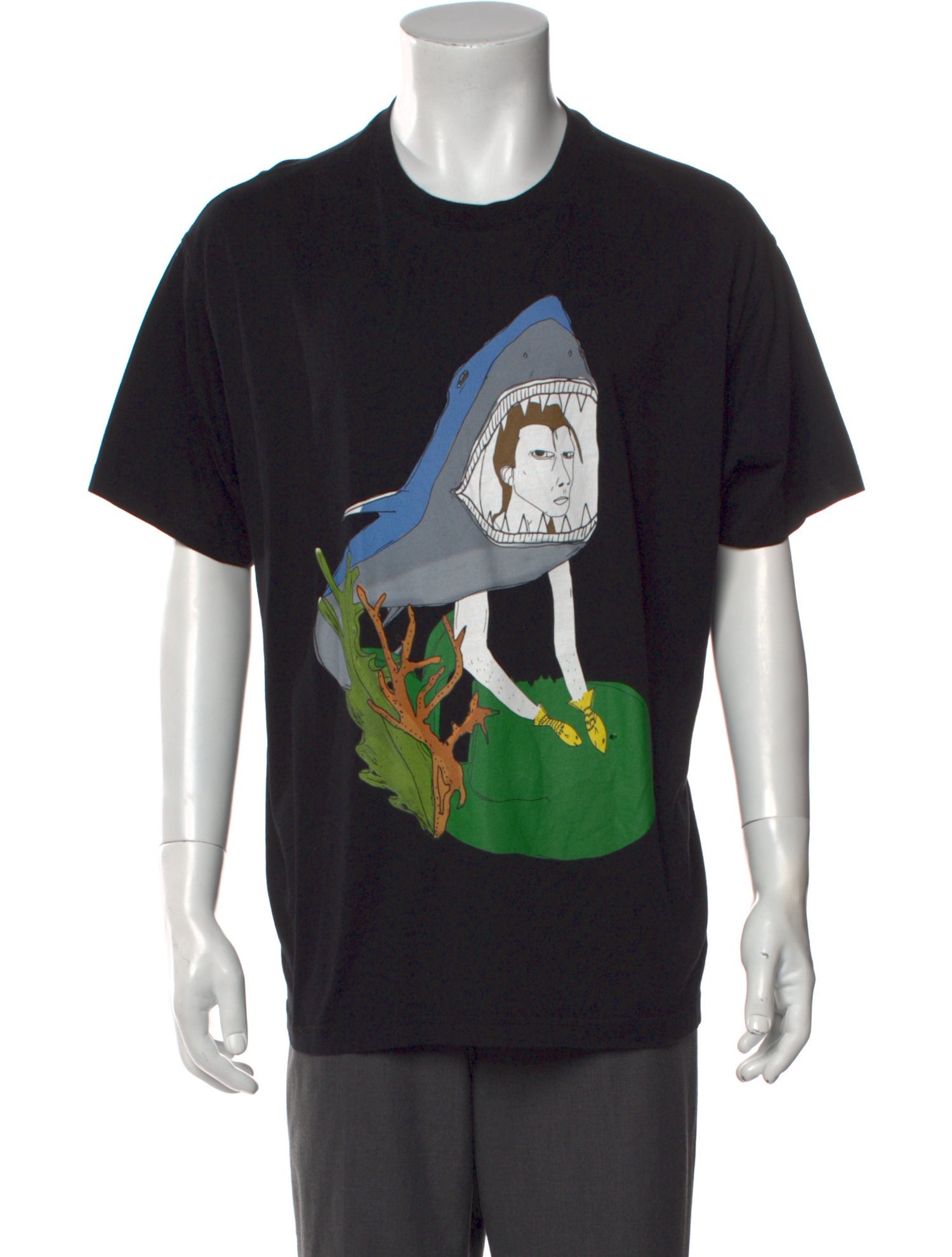 Burberry Graphic Print Crew Neck T-Shirt