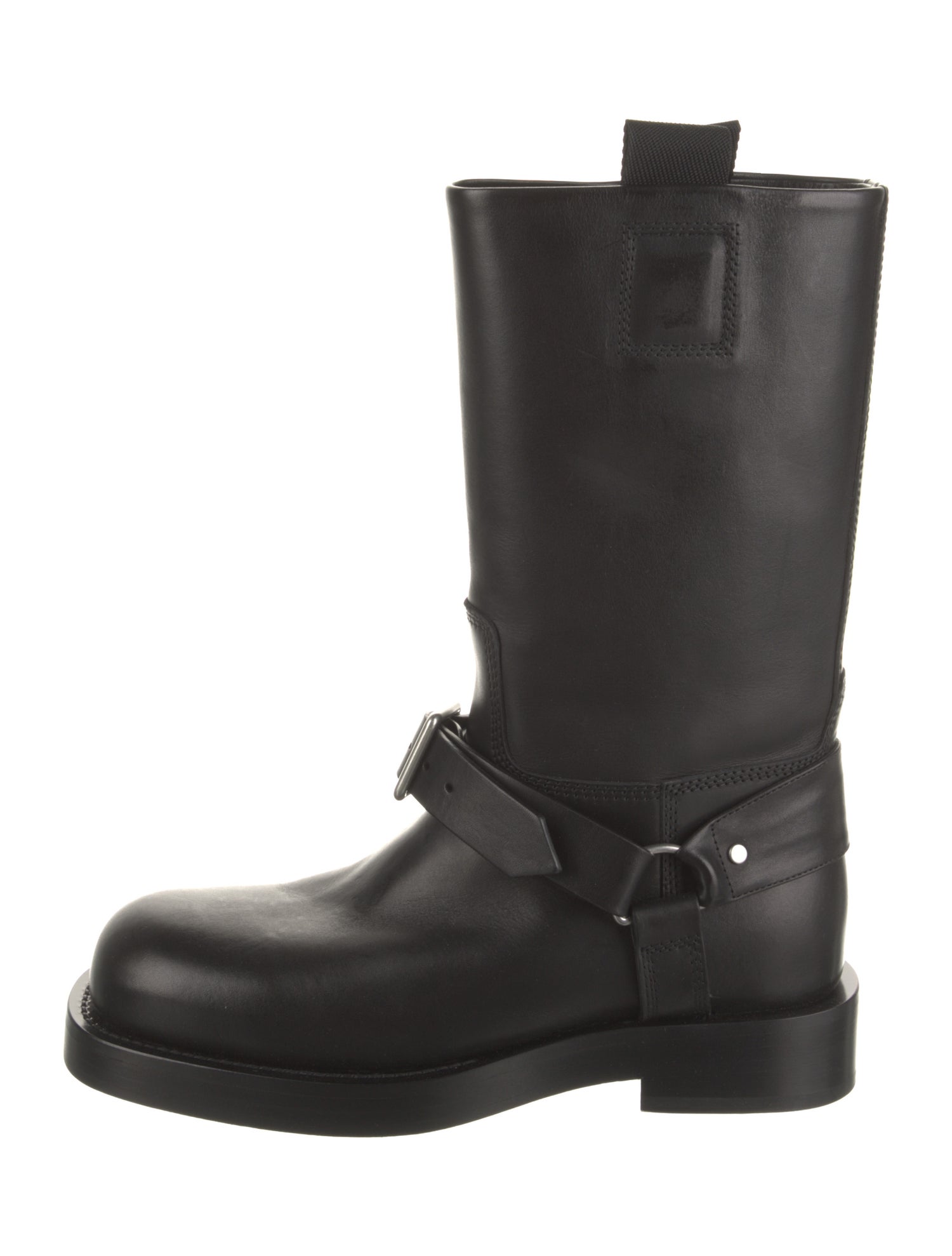 Burberry Leather Moto Boots