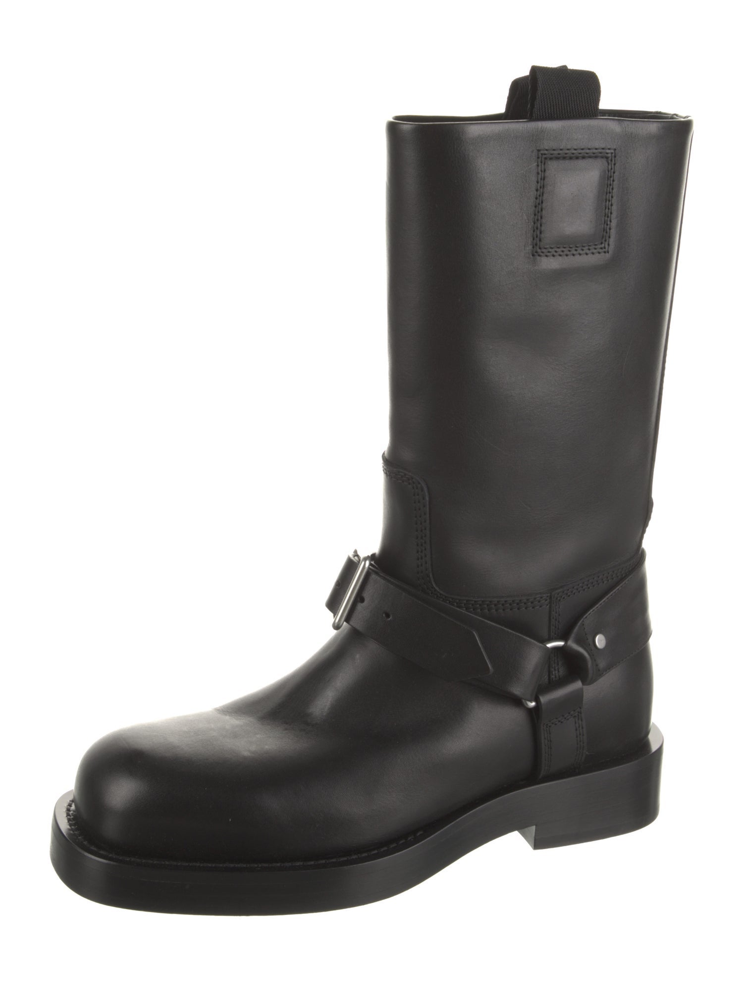 Burberry Leather Moto Boots
