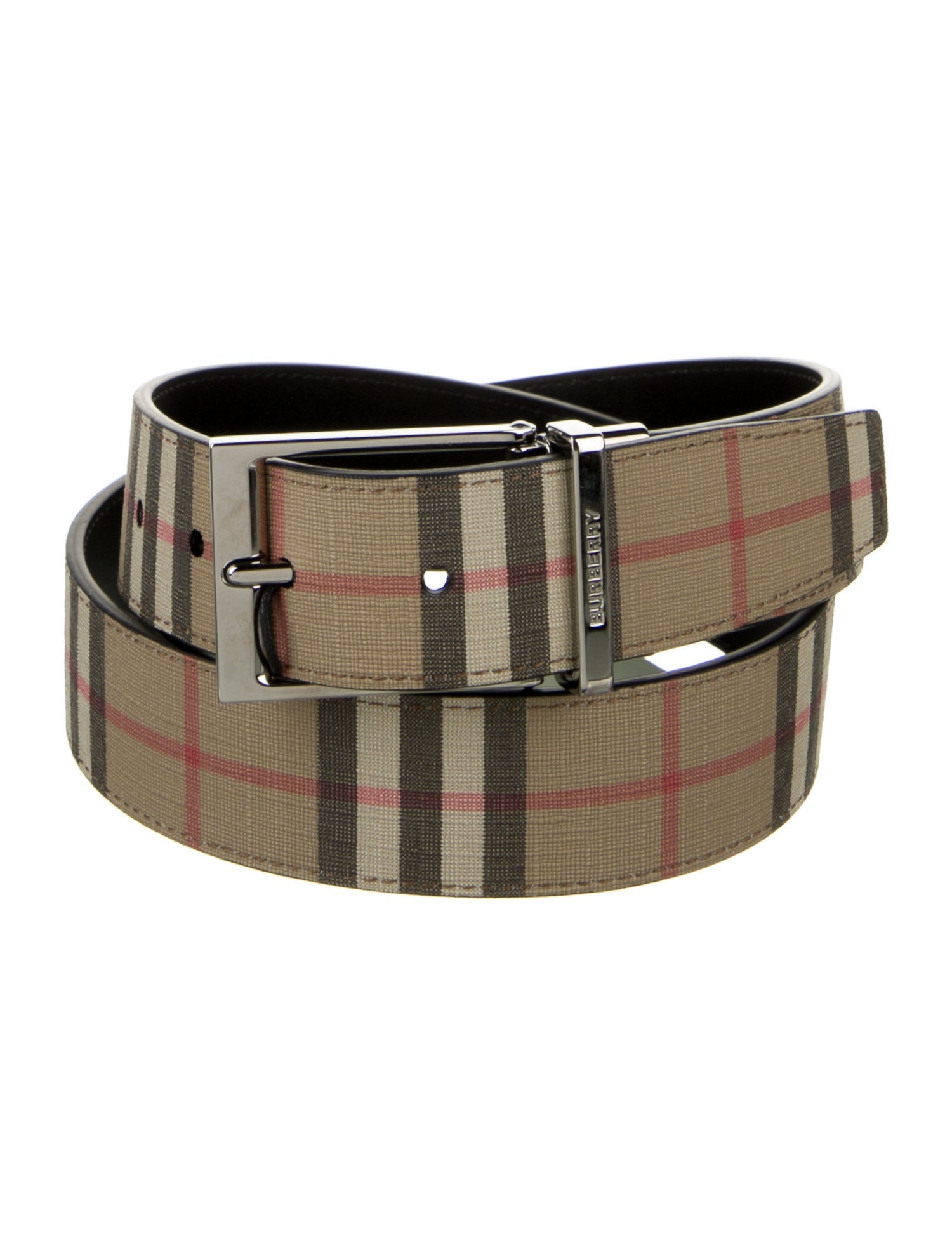 Burberry Saffiano Leather Belt