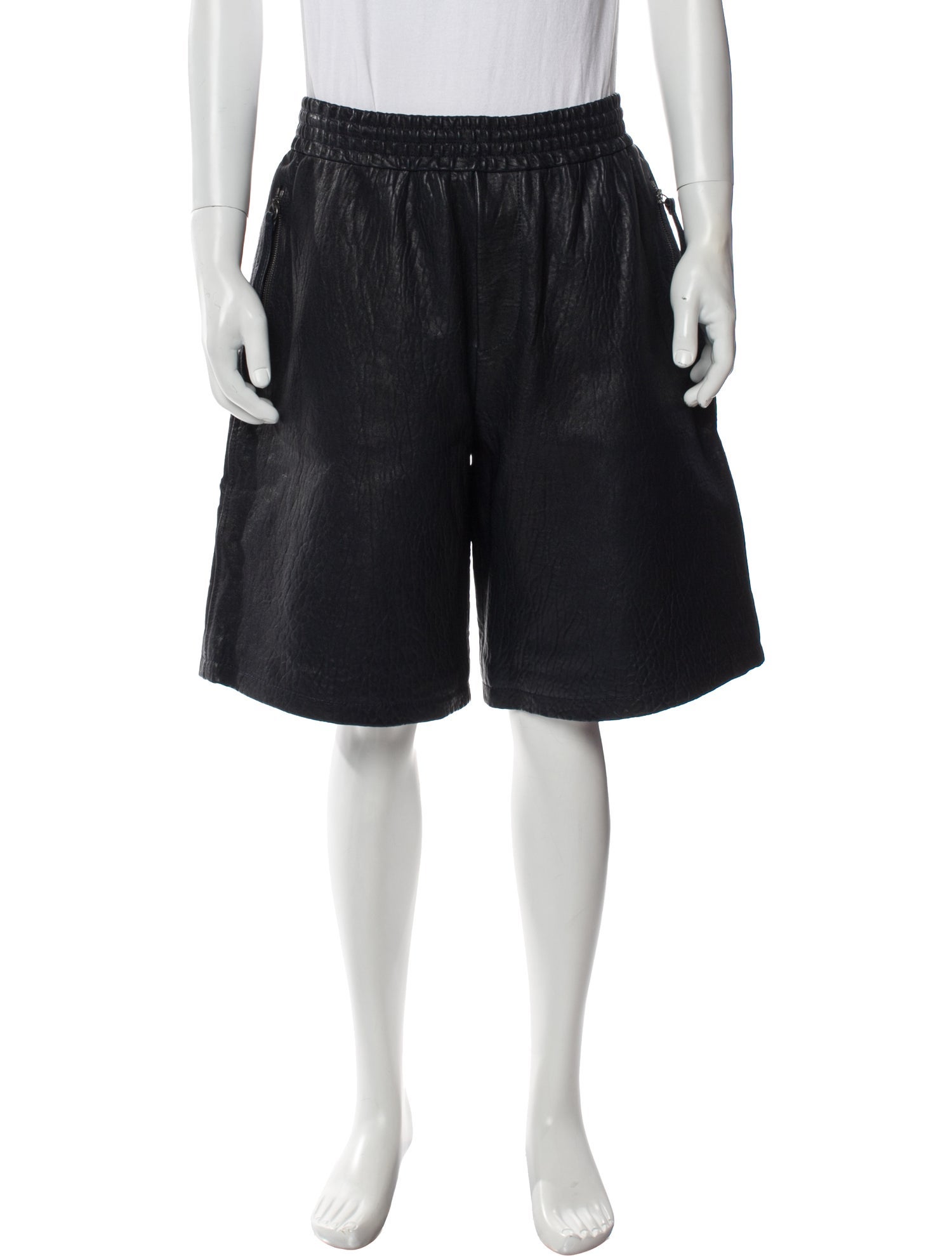 Burberry Lamb Leather Shorts w/ Tags