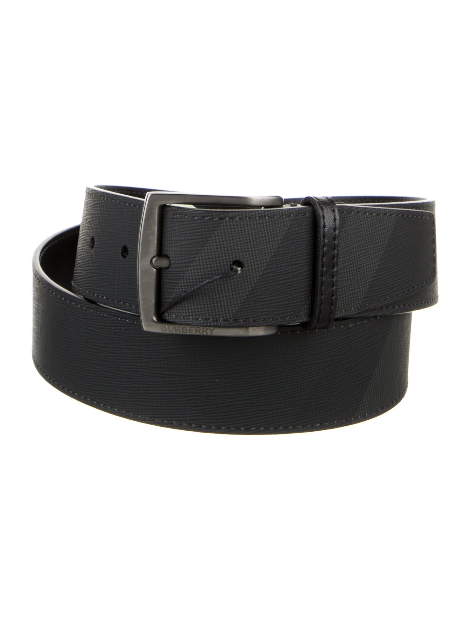 Burberry Saffiano Leather Belt w/ Tags