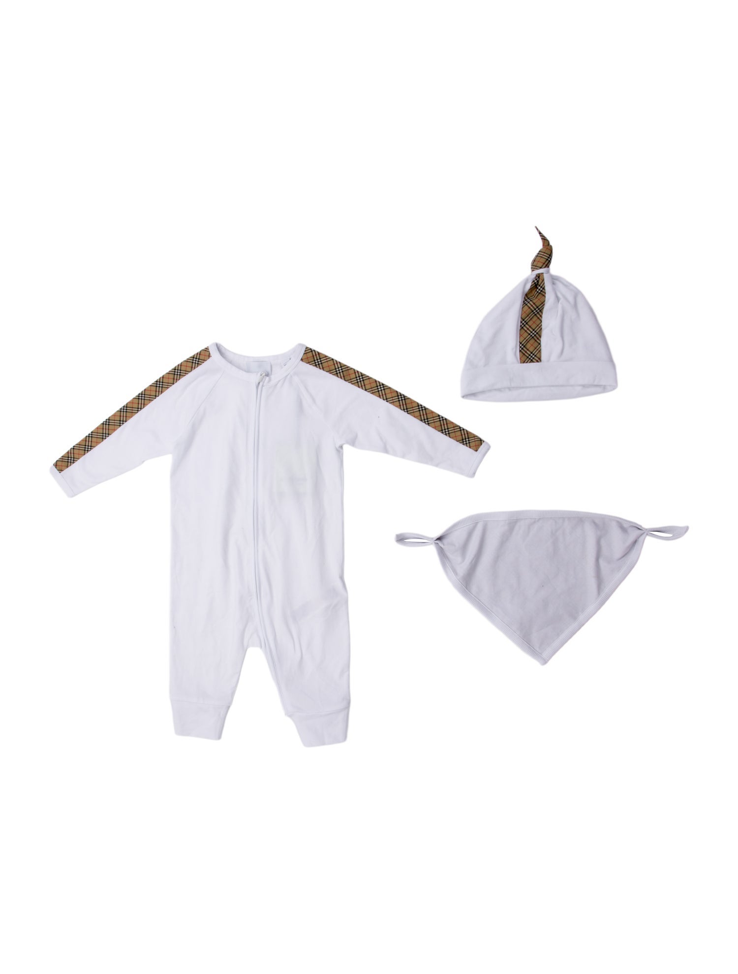 Burberry Infant Boys' Long Sleeve Bodysuit Set