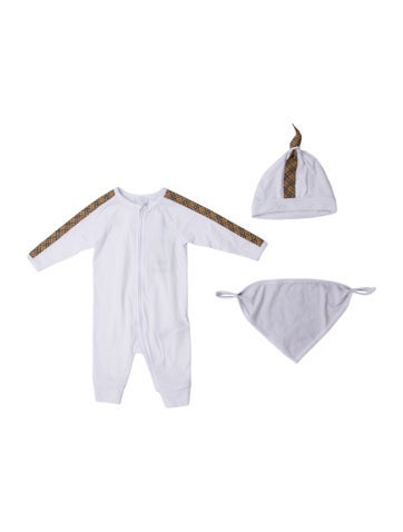 Burberry Sizes 0-24 Months Infant Boys' Long Sleeve Bodysuit Set 12M