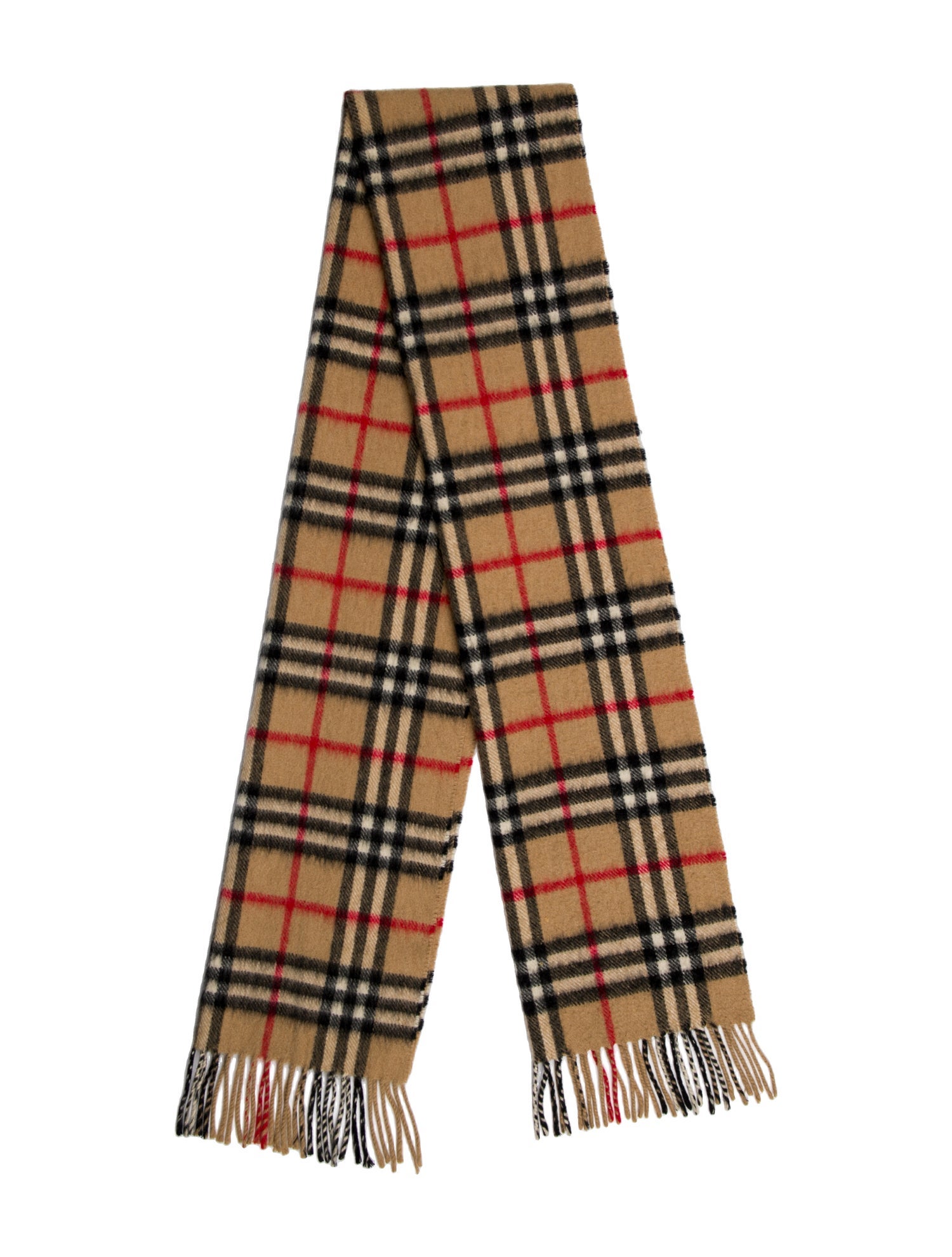 Burberry's Cashmere House Check Pattern Scarf