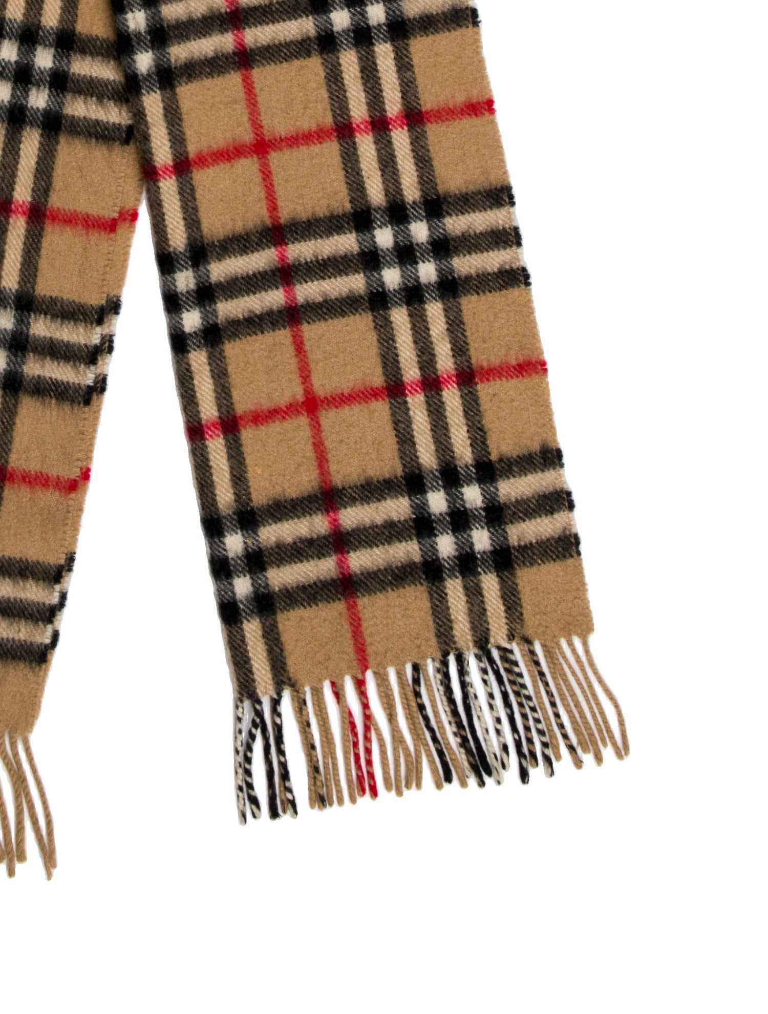 Burberry's Cashmere House Check Pattern Scarf