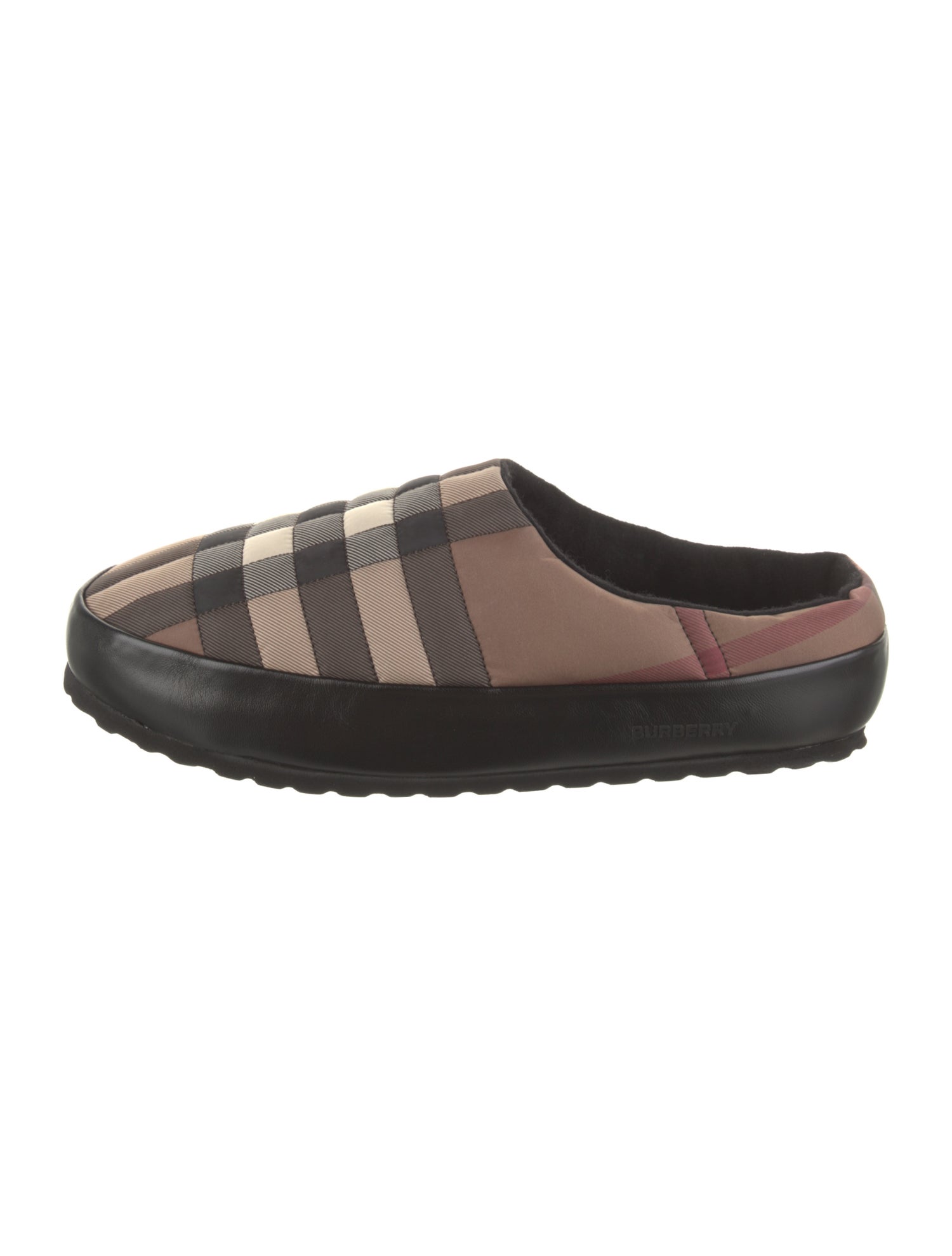 Burberry Nylon Printed Moccasins