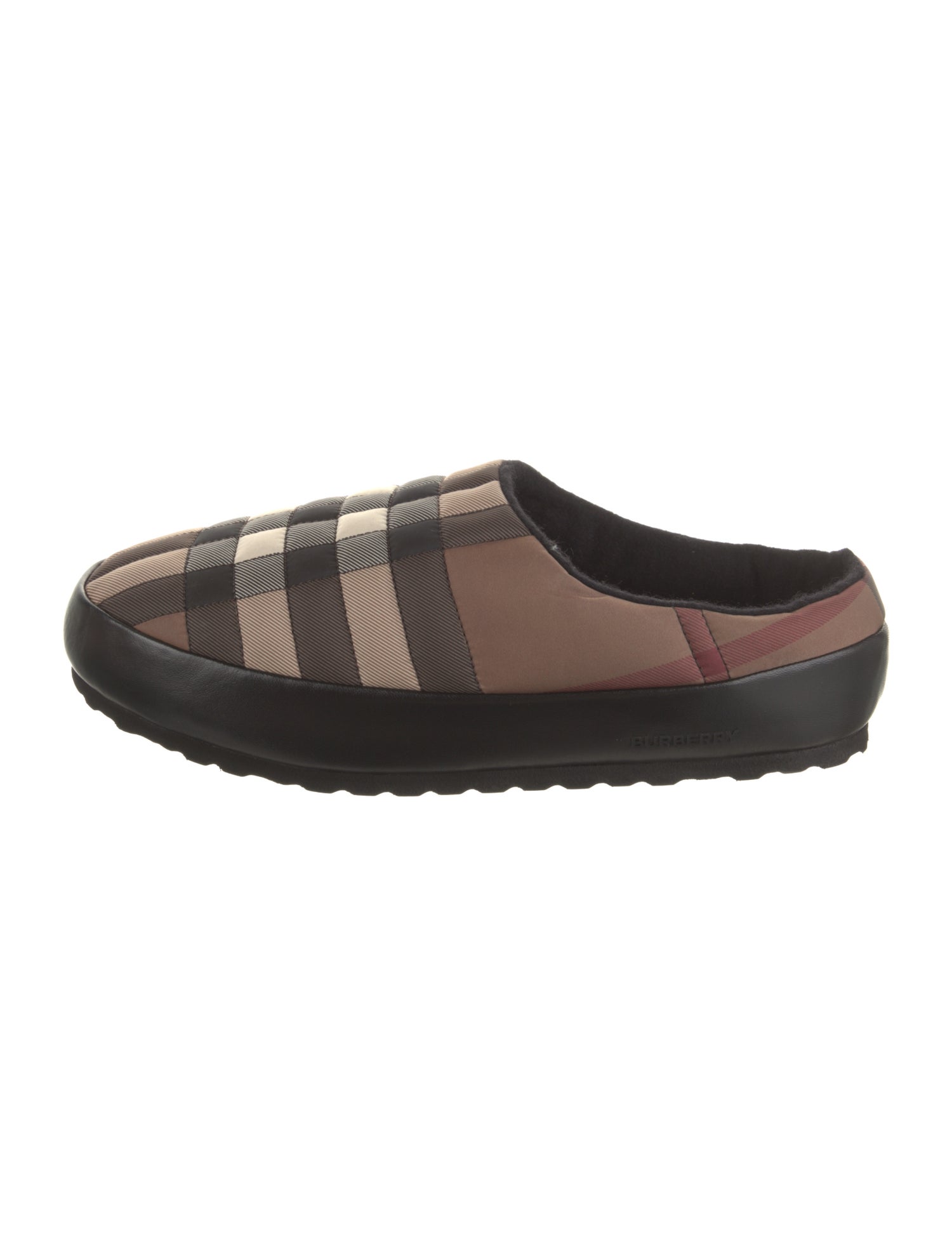 Burberry Nylon Printed Slippers