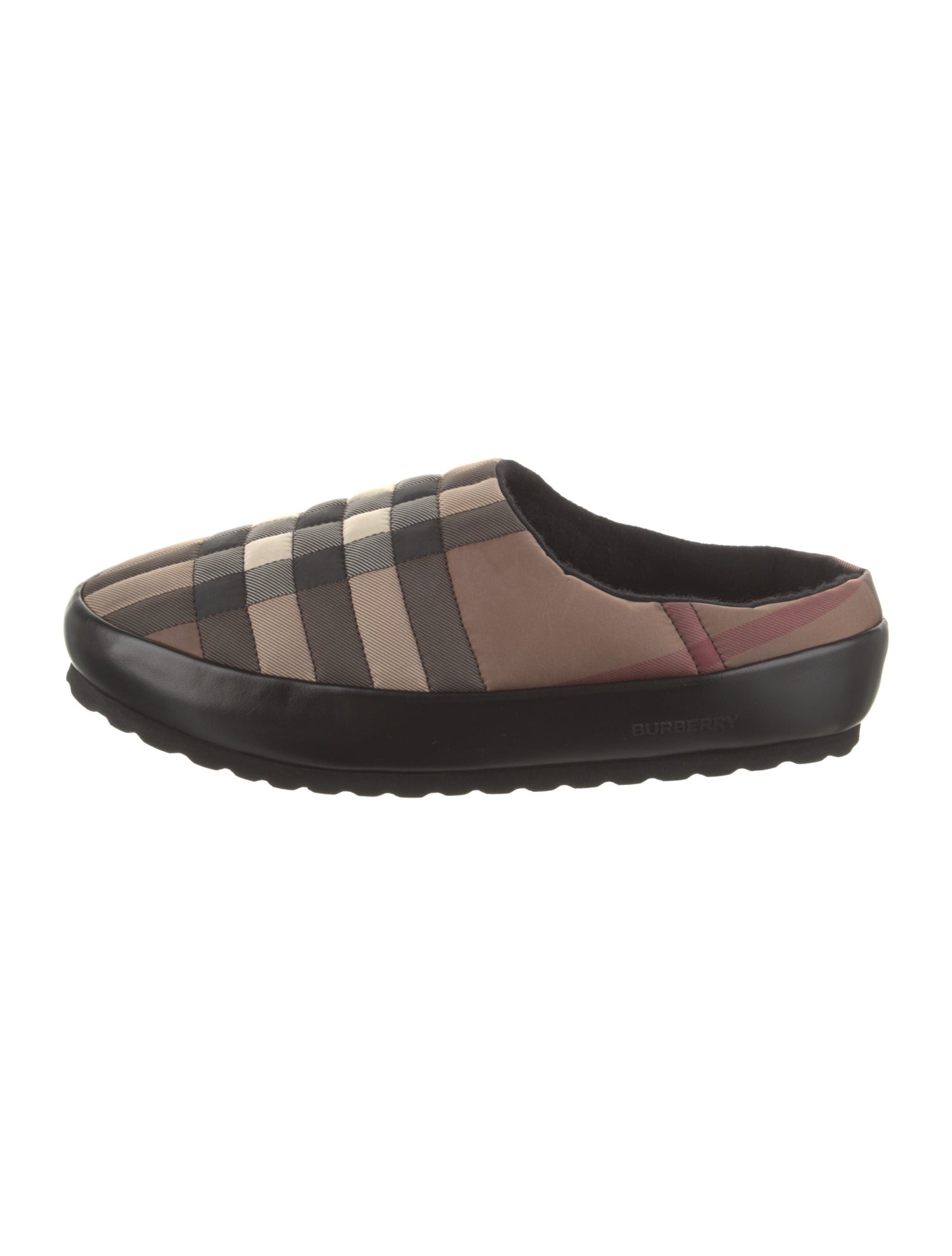 Burberry Nylon Printed Slippers
