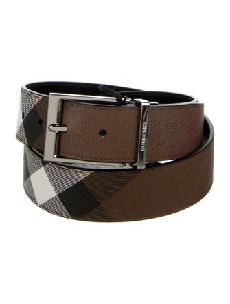 Burberry Saffiano Leather Belt