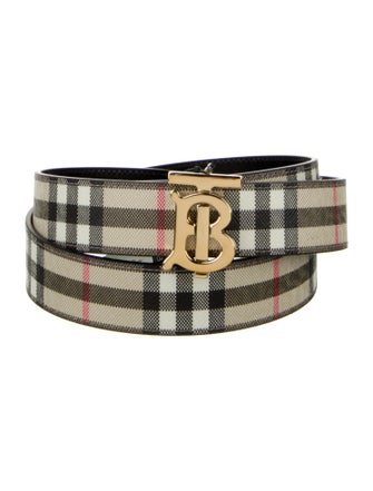 Burberry Patent Leather Belt