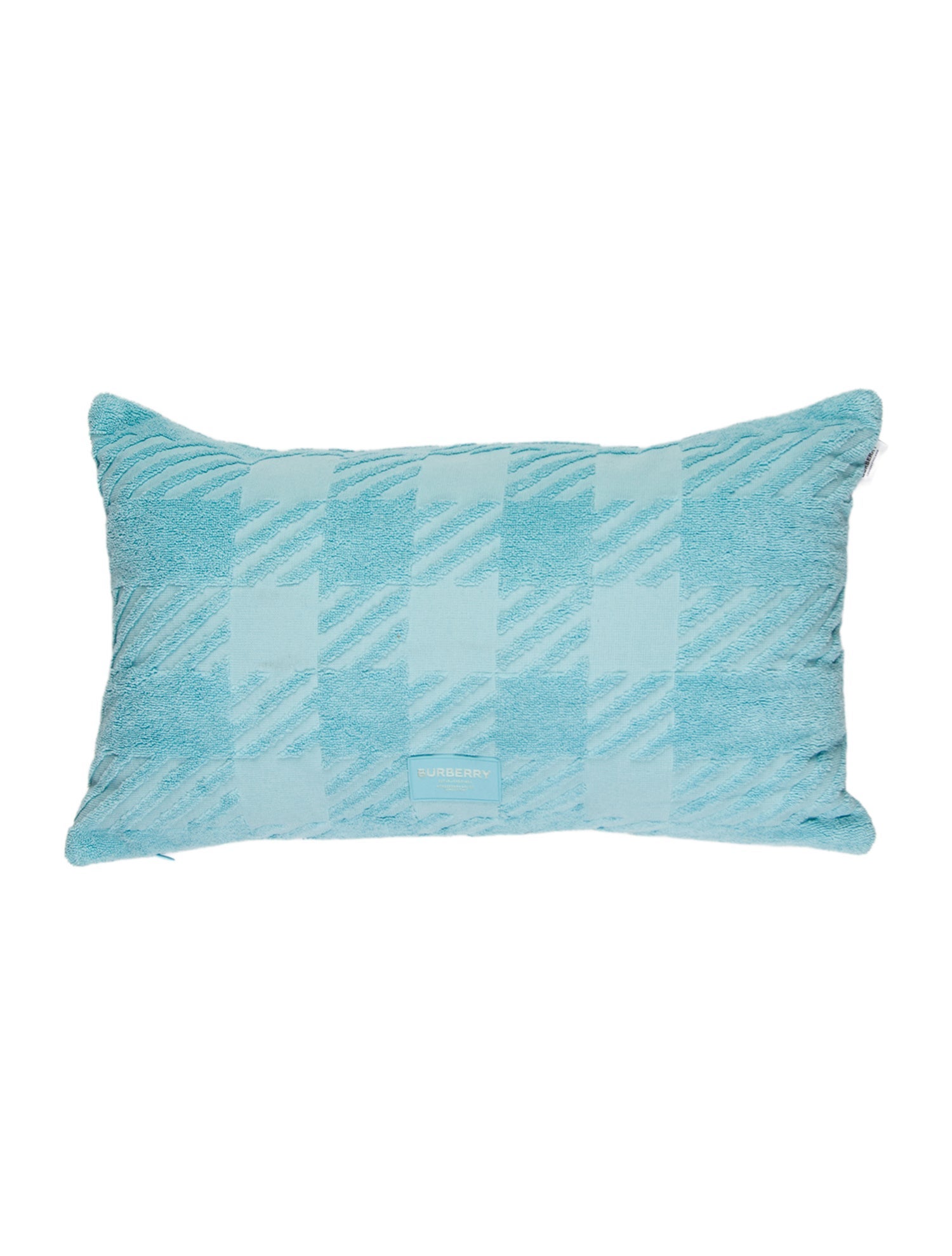 Burberry Jacquard Check Terry Cloth Cushion w/ Tags