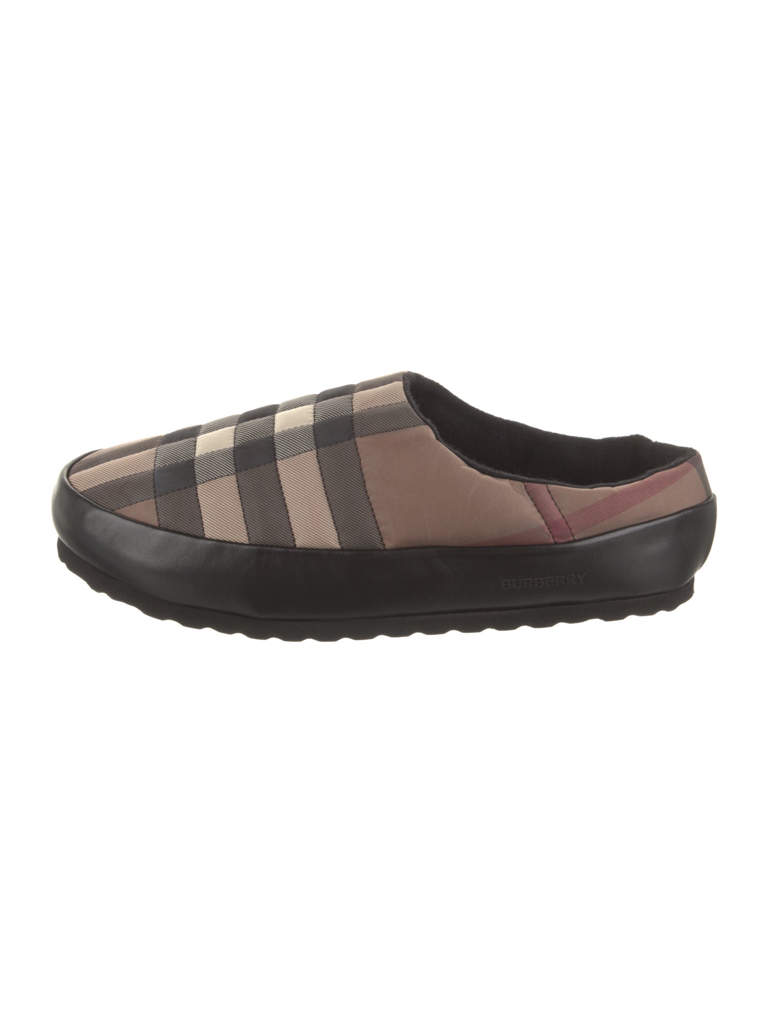 Burberry Nylon Printed Slippers