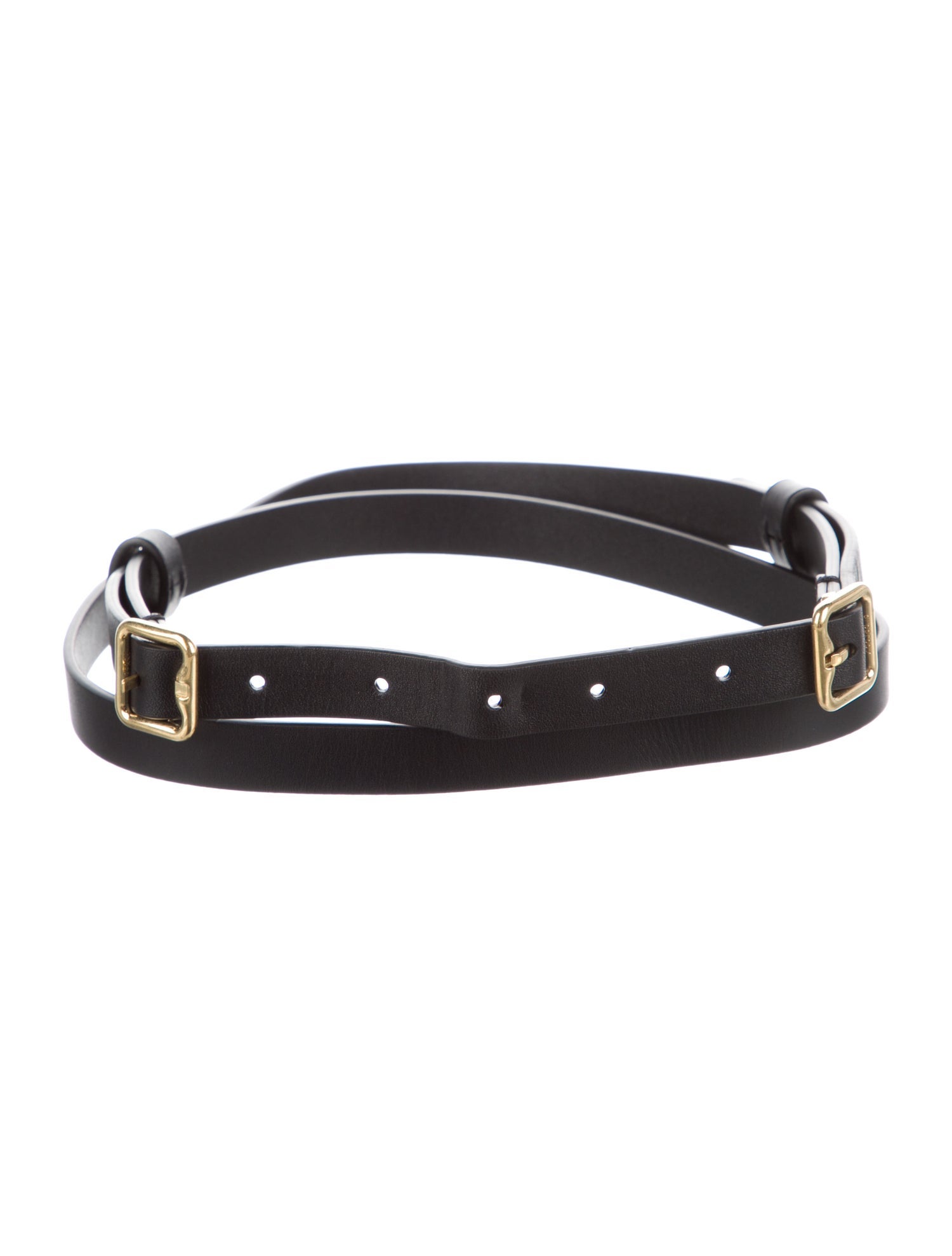 Burberry Skinny Leather Belt