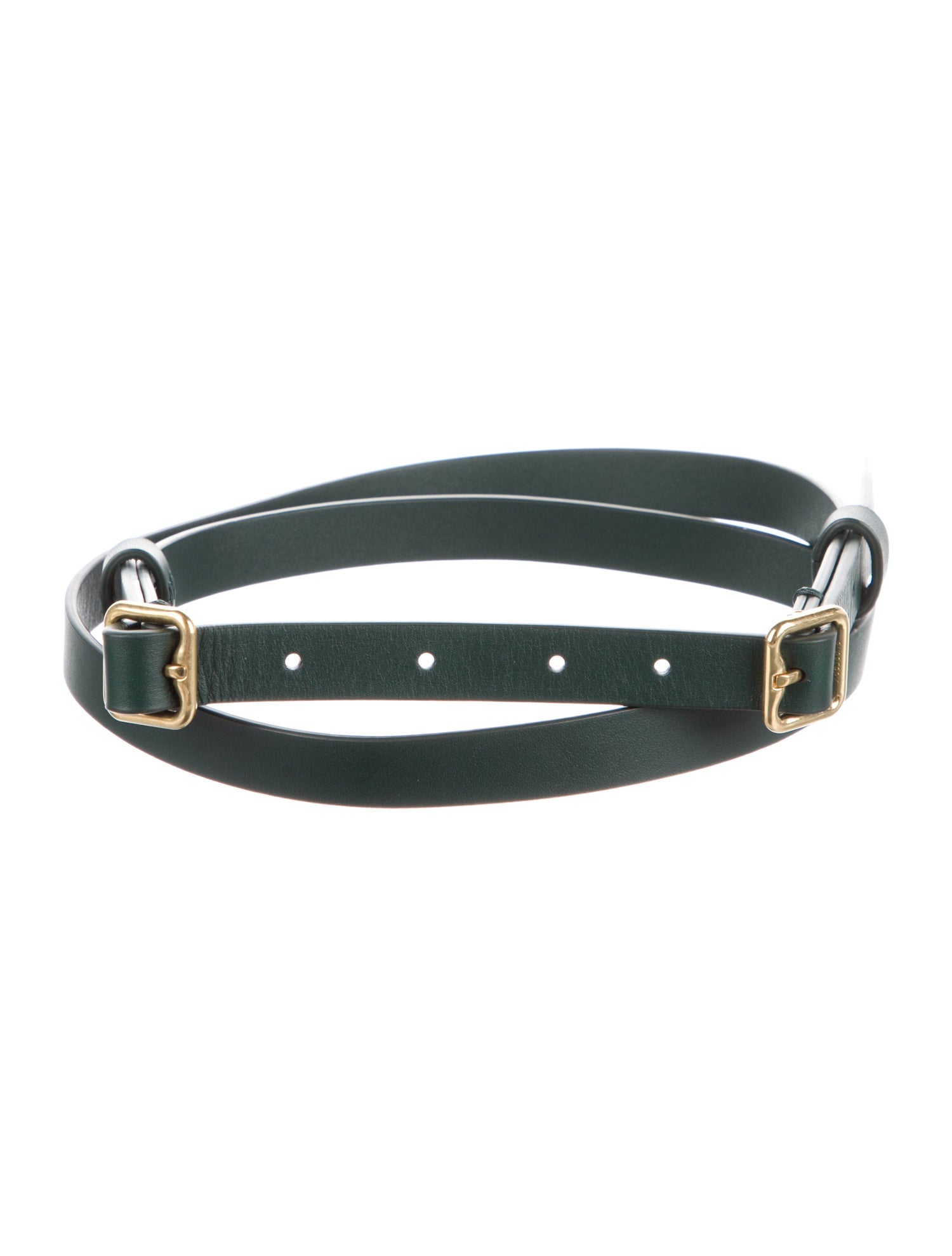 Burberry Skinny Leather Belt