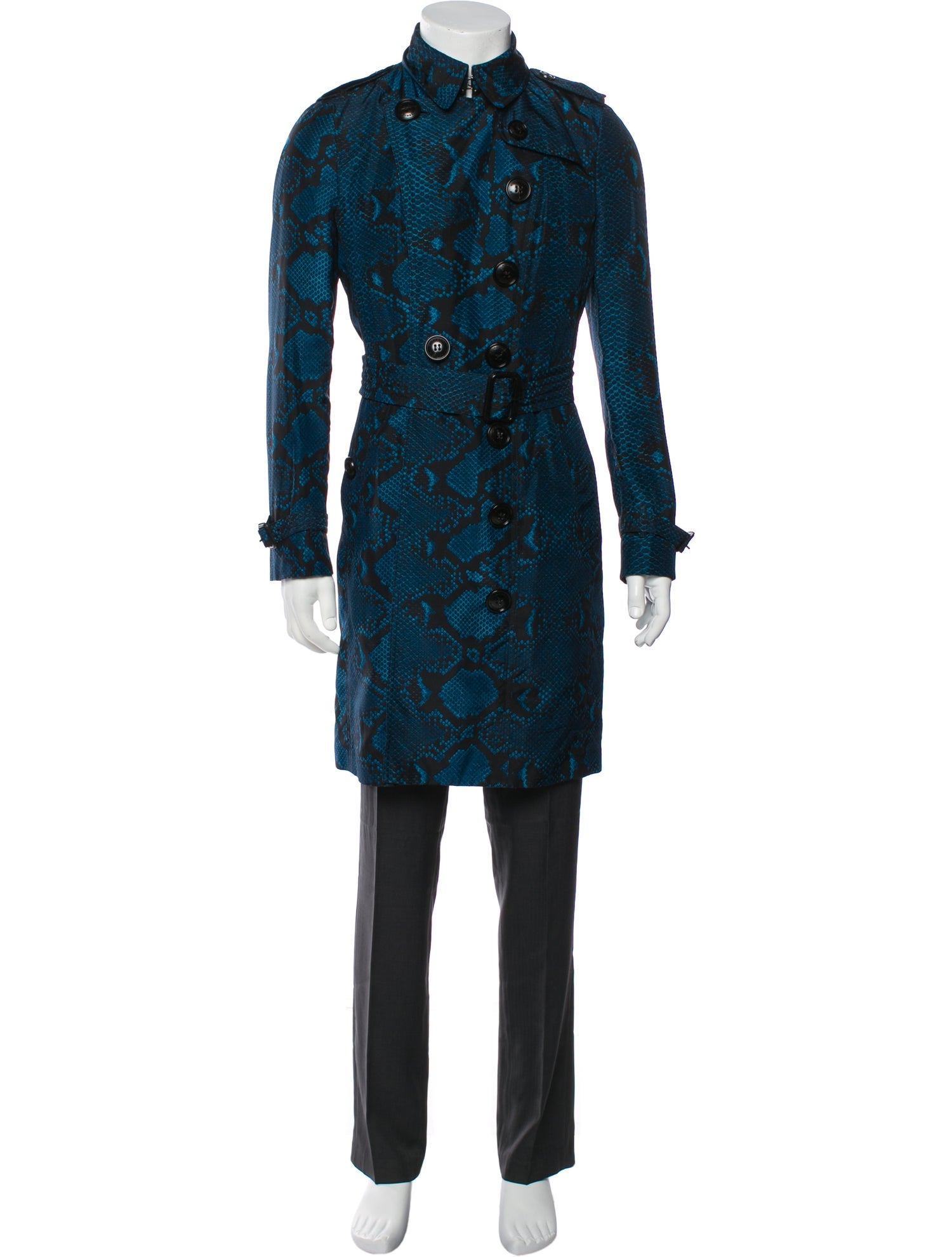 Burberry Silk Animal Print Parka