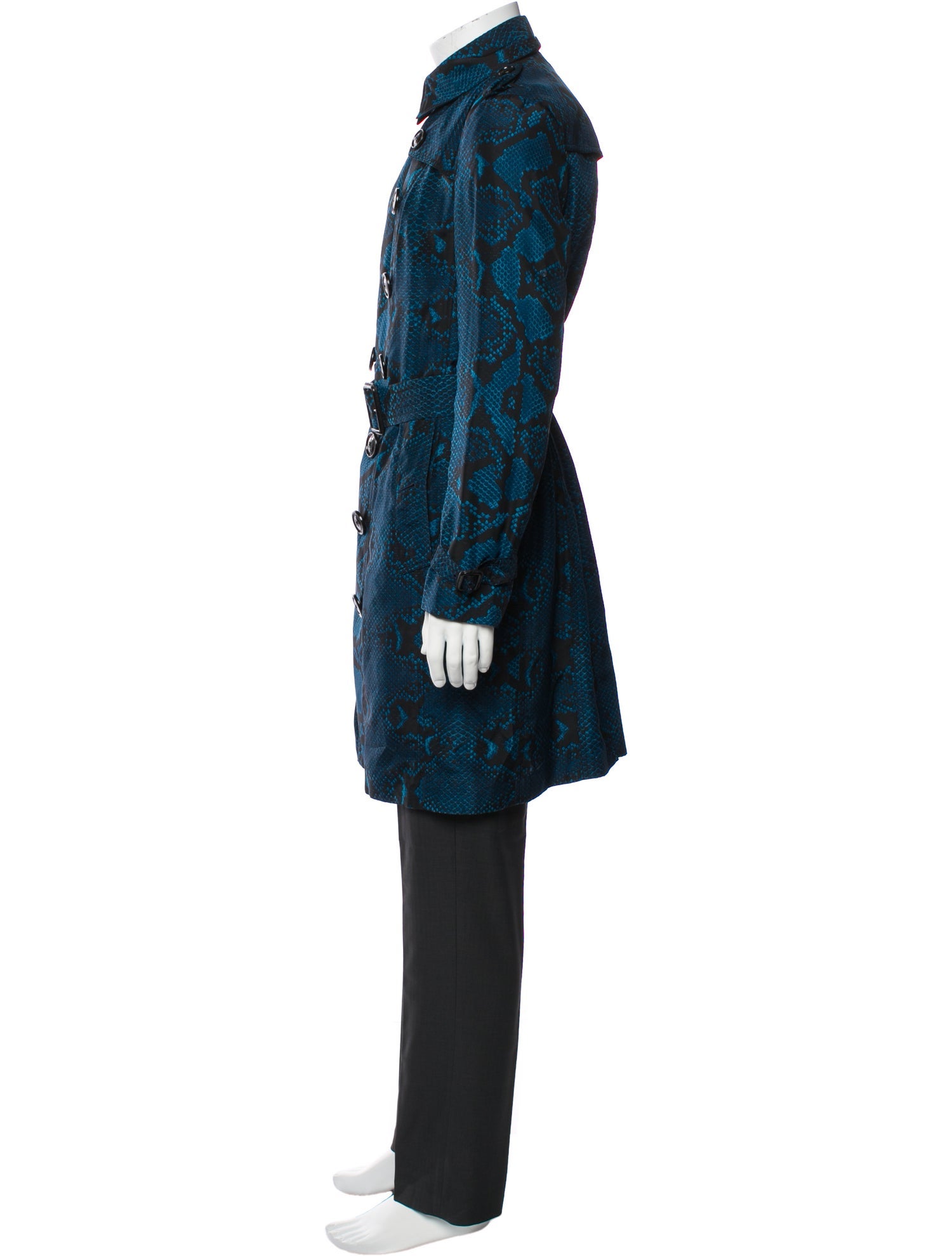 Burberry Silk Animal Print Parka