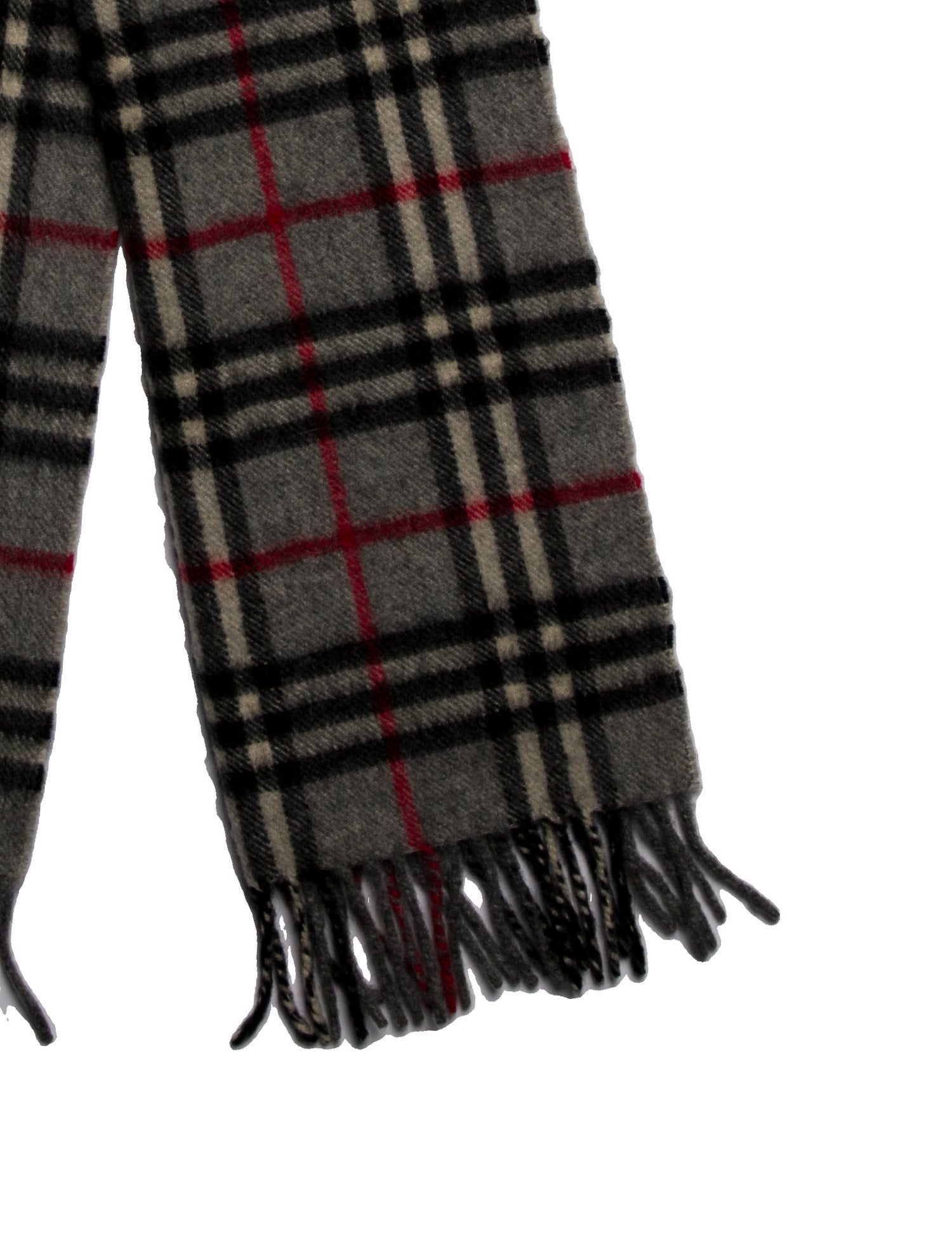 Burberry's Cashmere Nova Check Pattern Scarf