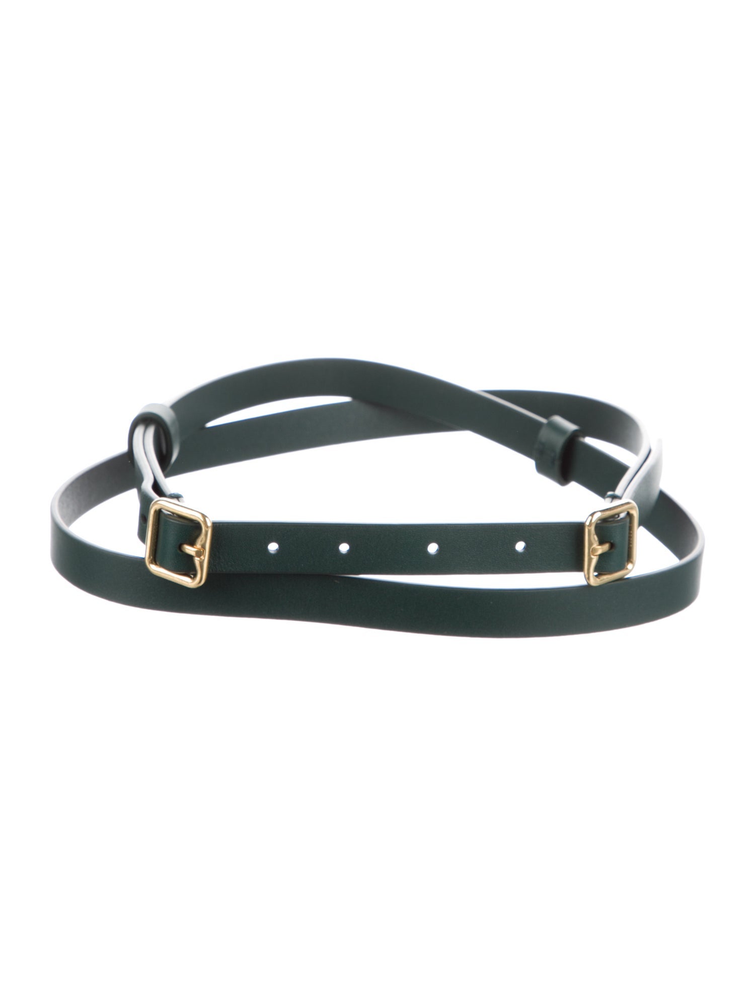 Burberry Skinny Leather Belt
