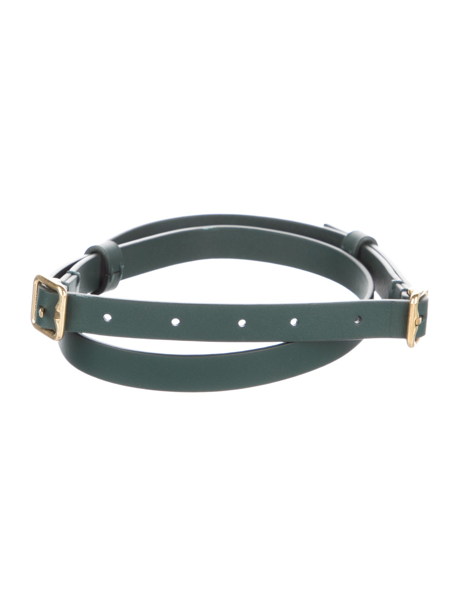 Burberry Skinny Leather Belt