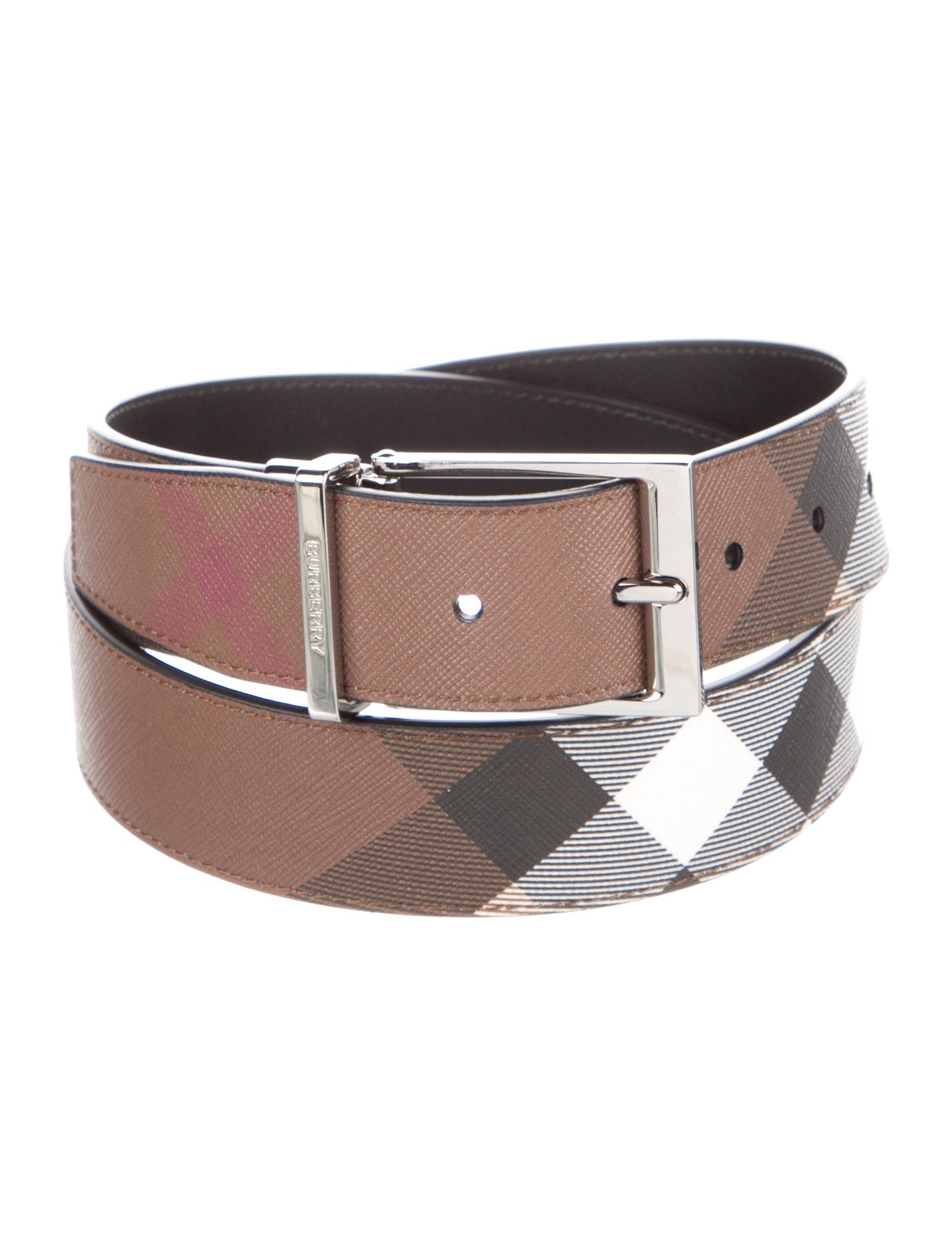 Burberry Saffiano Leather Belt