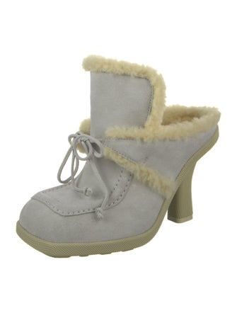 Burberry Suede Mules