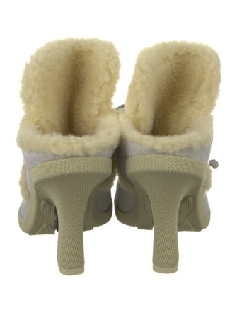 Burberry Suede Mules