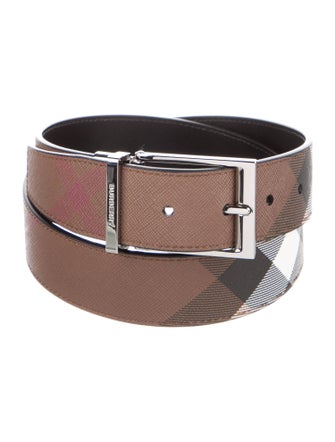 Burberry Saffiano Leather Belt