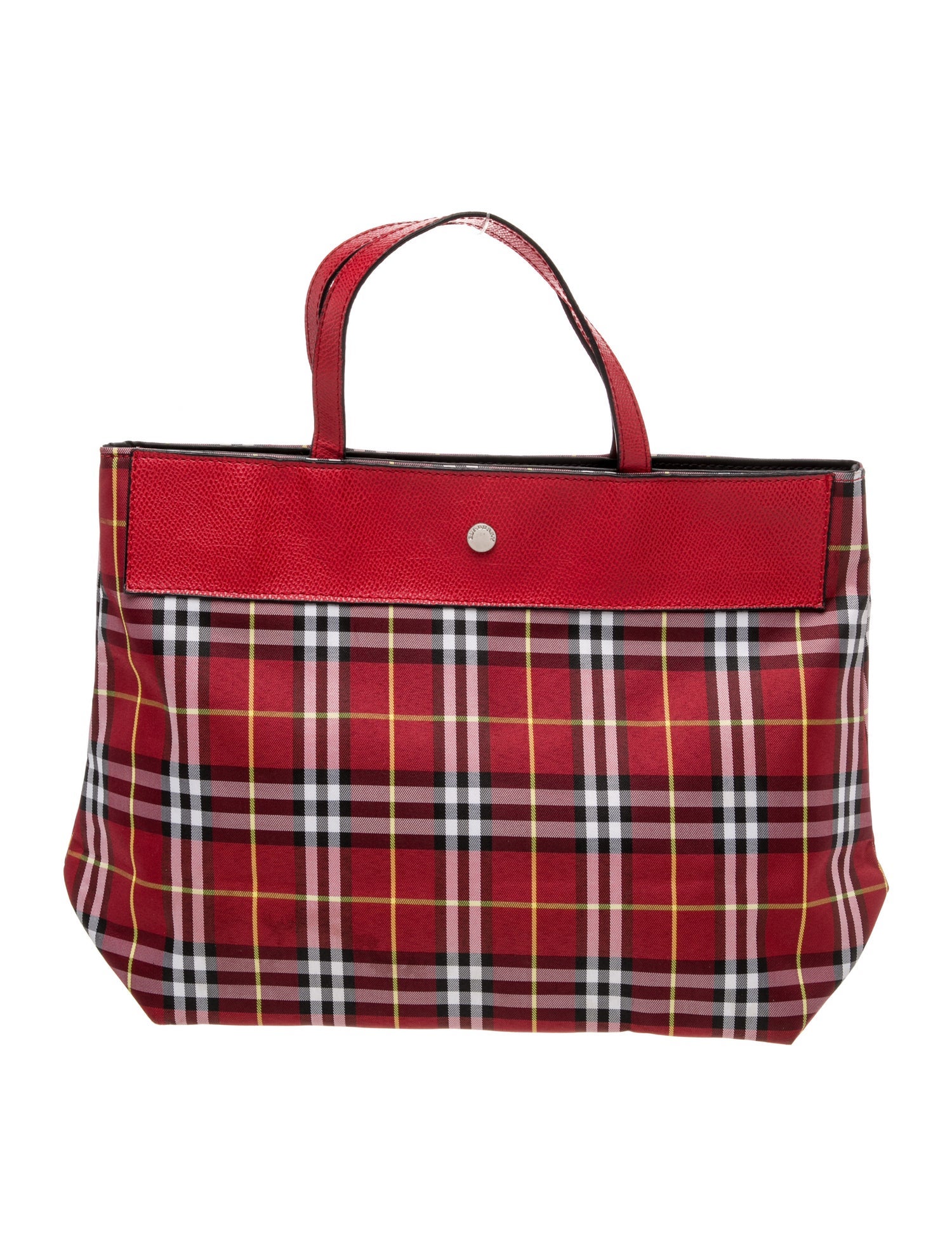 Burberry London Nova Check Top Handle Bag