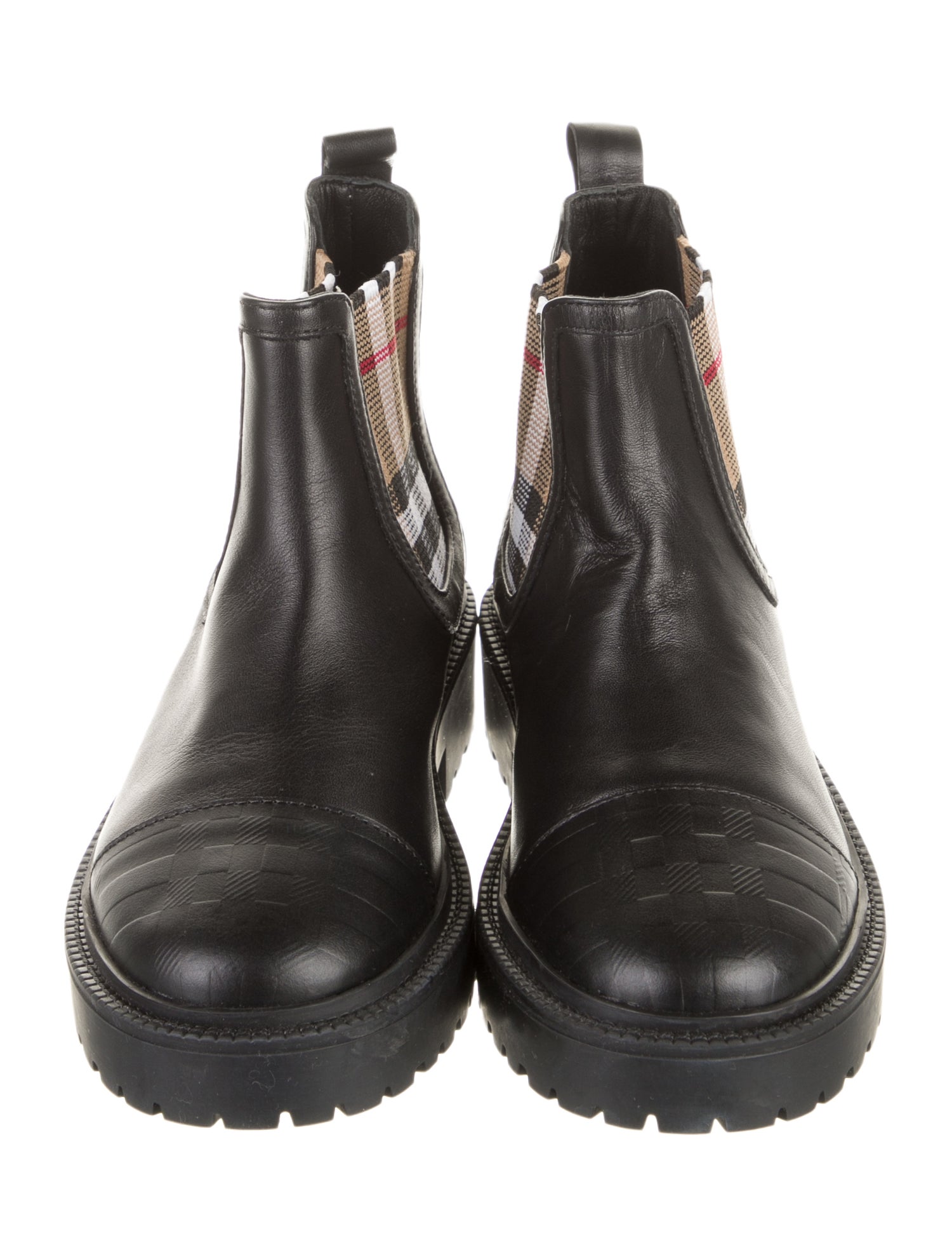 Burberry Girls' Leather Chelsea Boots