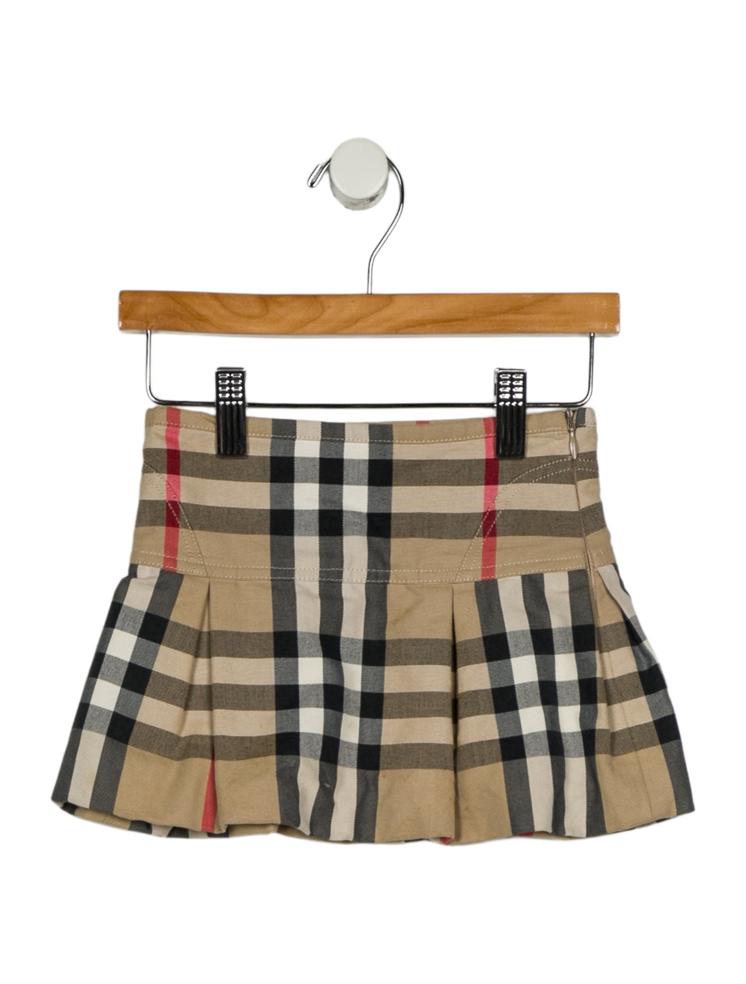 Burberry Toddler Girls' House Check Pleated Skirt