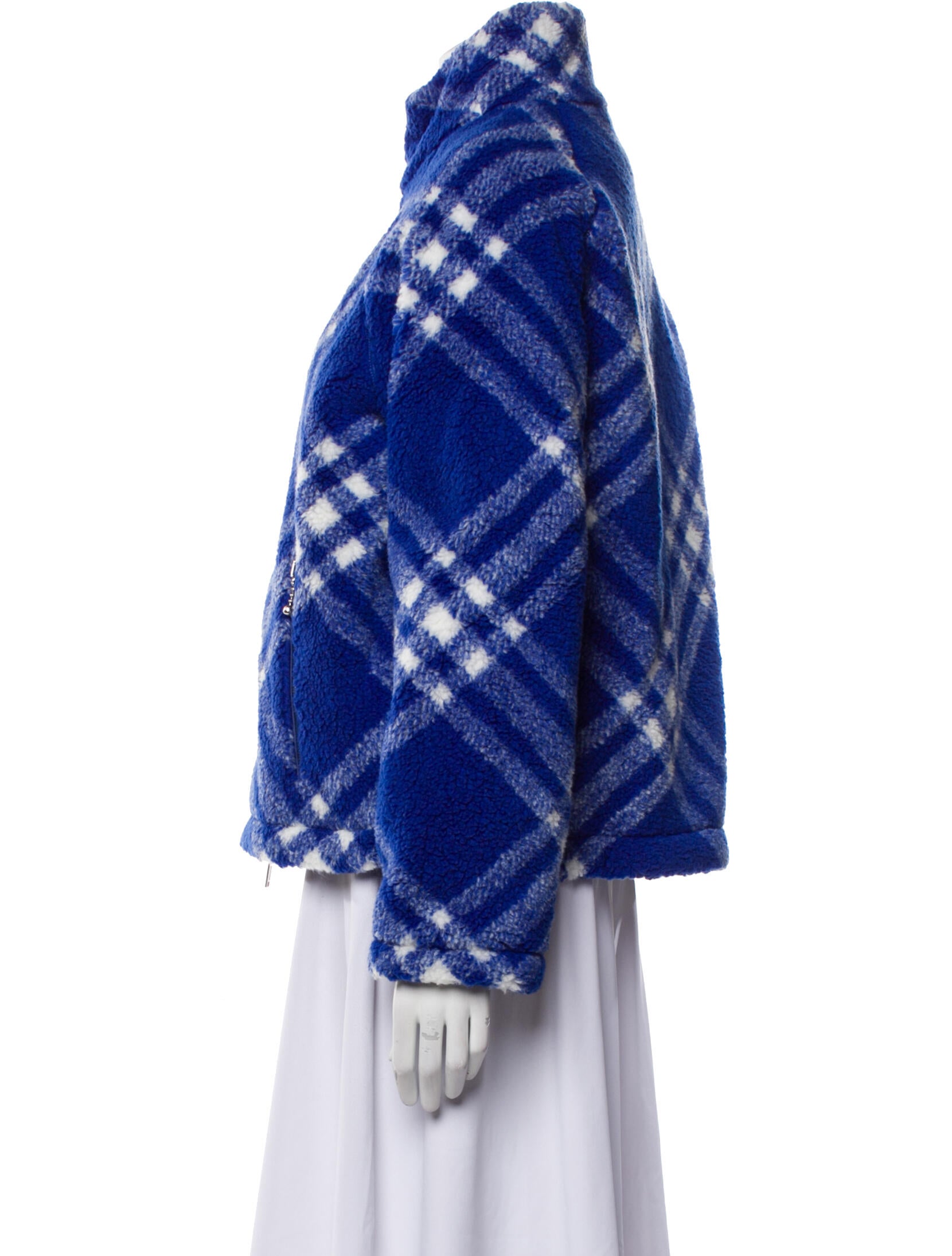 Burberry Plaid Print Jacket w/ Tags