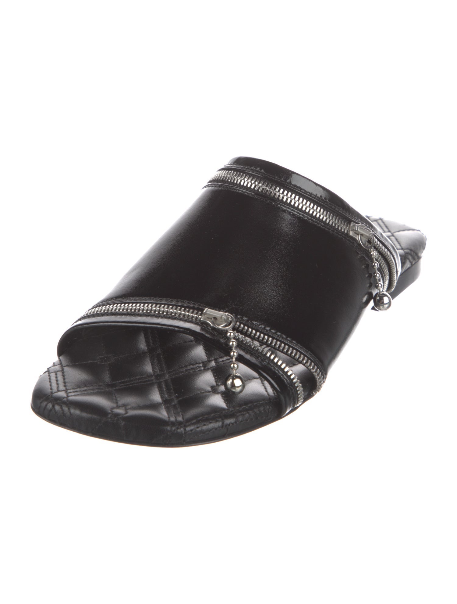 Burberry Leather Slides